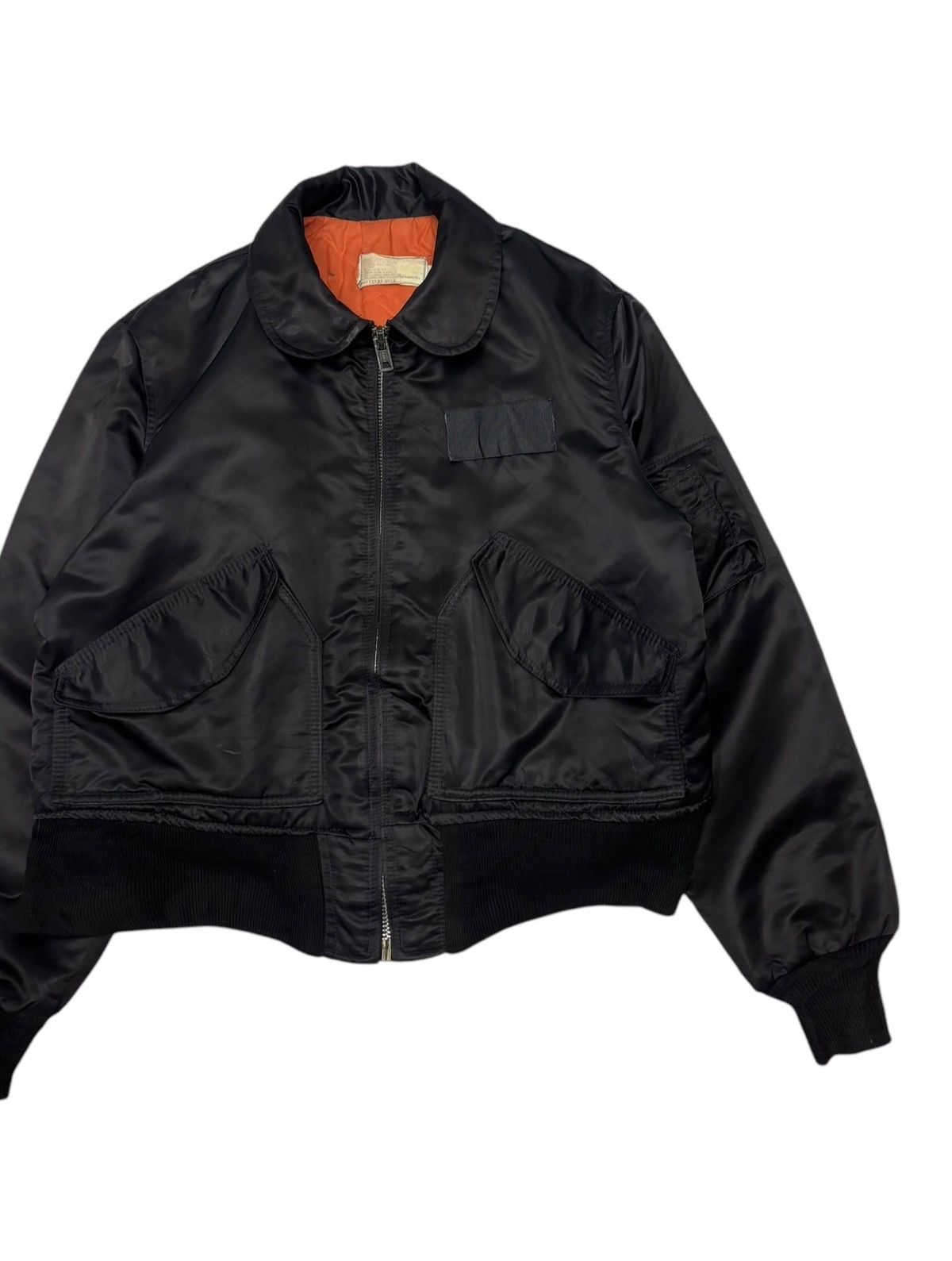 Alpha Industries 🔥VTG FLYER'S BOMBER JACKET MADE IN USA CORINTH MFG SCHOTT Size US XL / EU 56 / 4 - 4 Thumbnail