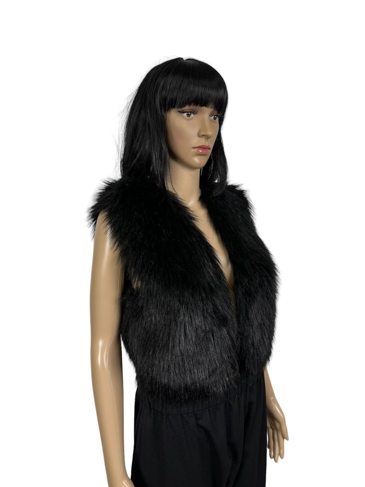 H&M × Jimmy Choo Jimmy Choo for H&M Faux Fur Gilet Vest size US 6 Size M / US 6-8 / IT 42-44 - 5 Thumbnail