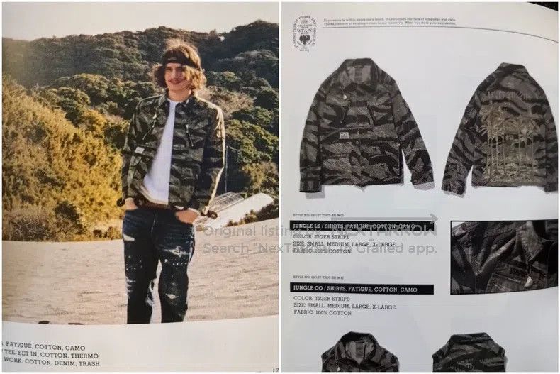 Wtaps Wtaps Dark Tiger Print King's Blast Coconut Tree Slanted F Size US M / EU 48-50 / 2 - 3 Thumbnail