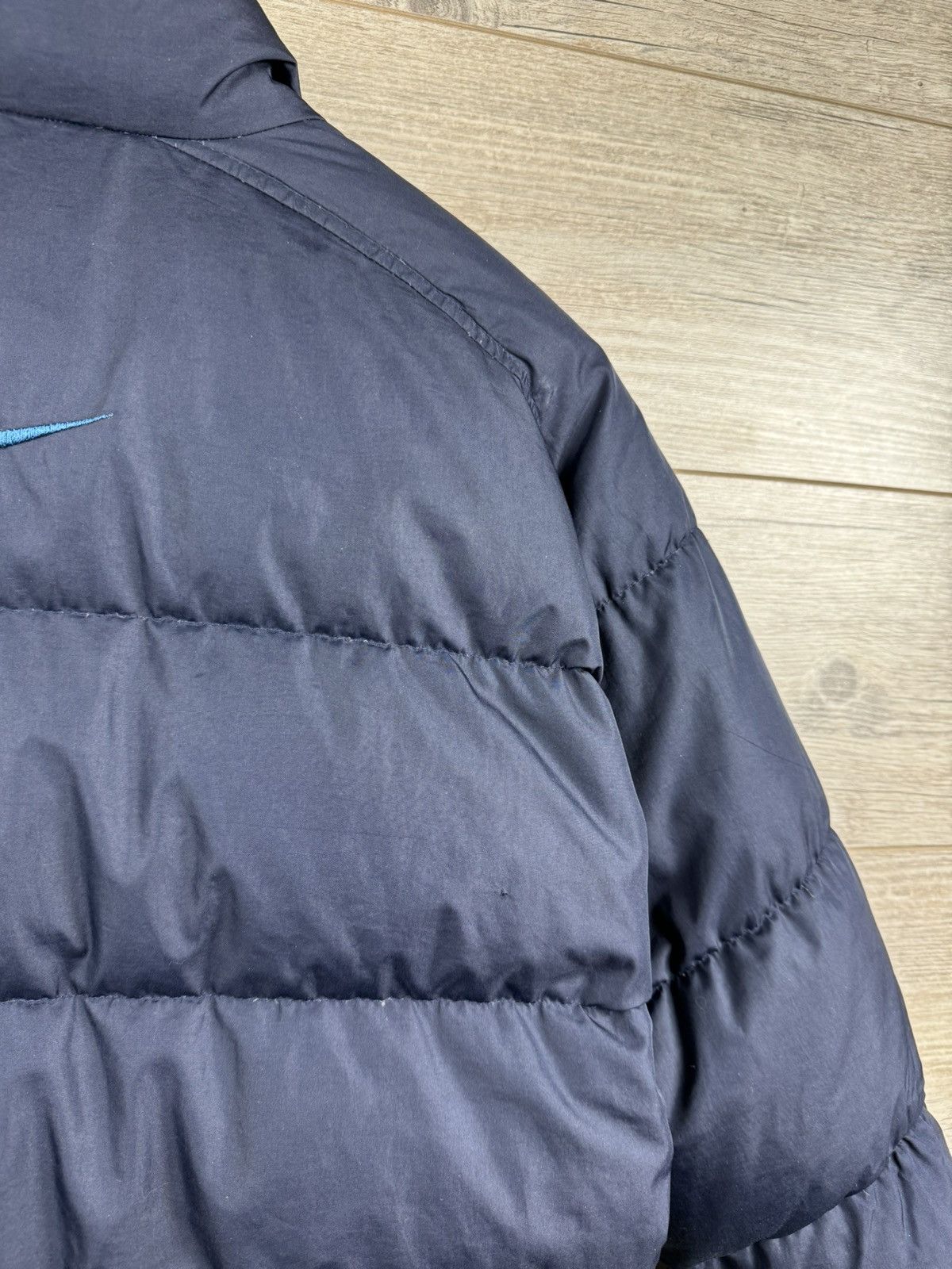 Nike Nike Puffer 90s Vintage Rare Big Swoosh Y2K drill style Size US XS / EU 42 / 0 - 12 Thumbnail