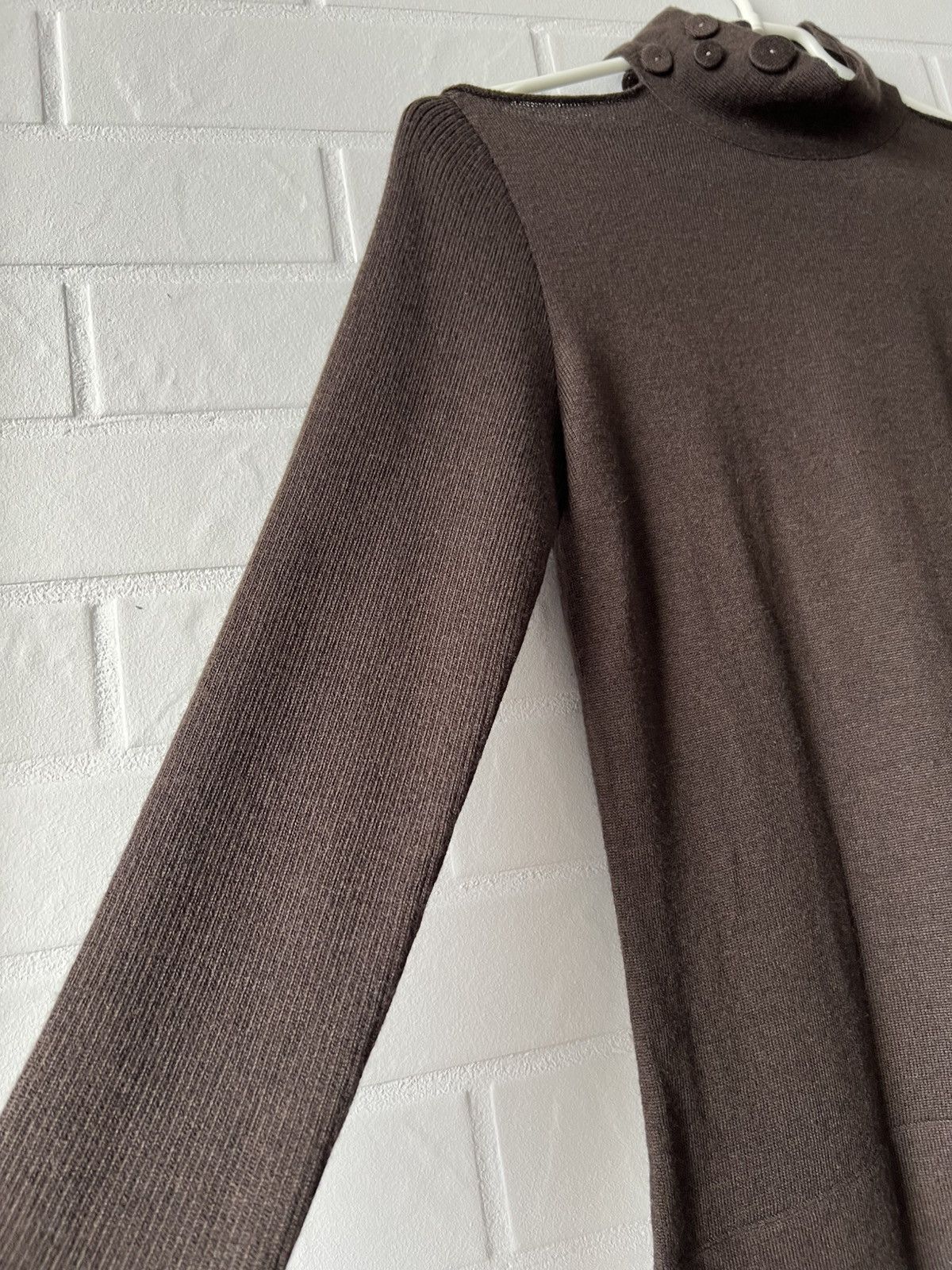 Other Crea Concept Long Sleeve Wool Sweater Open Shoulders Size S Size S / US 4 / IT 40 - 4 Thumbnail