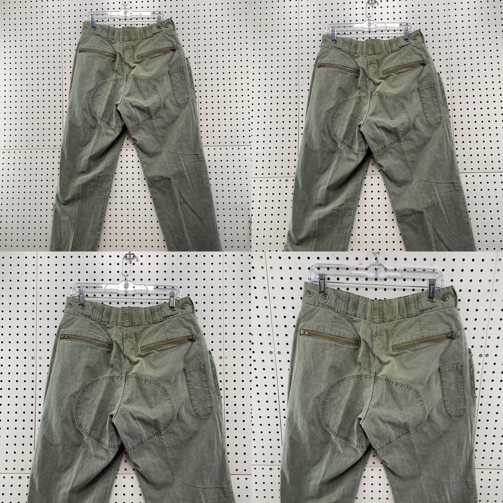 Vintage Vintage Cabela’s Pants Mens Canvas 35x33 Olive Green Outdoor Cargo Flat Front 33 Inseam Mens Size US 35 - 9 Thumbnail