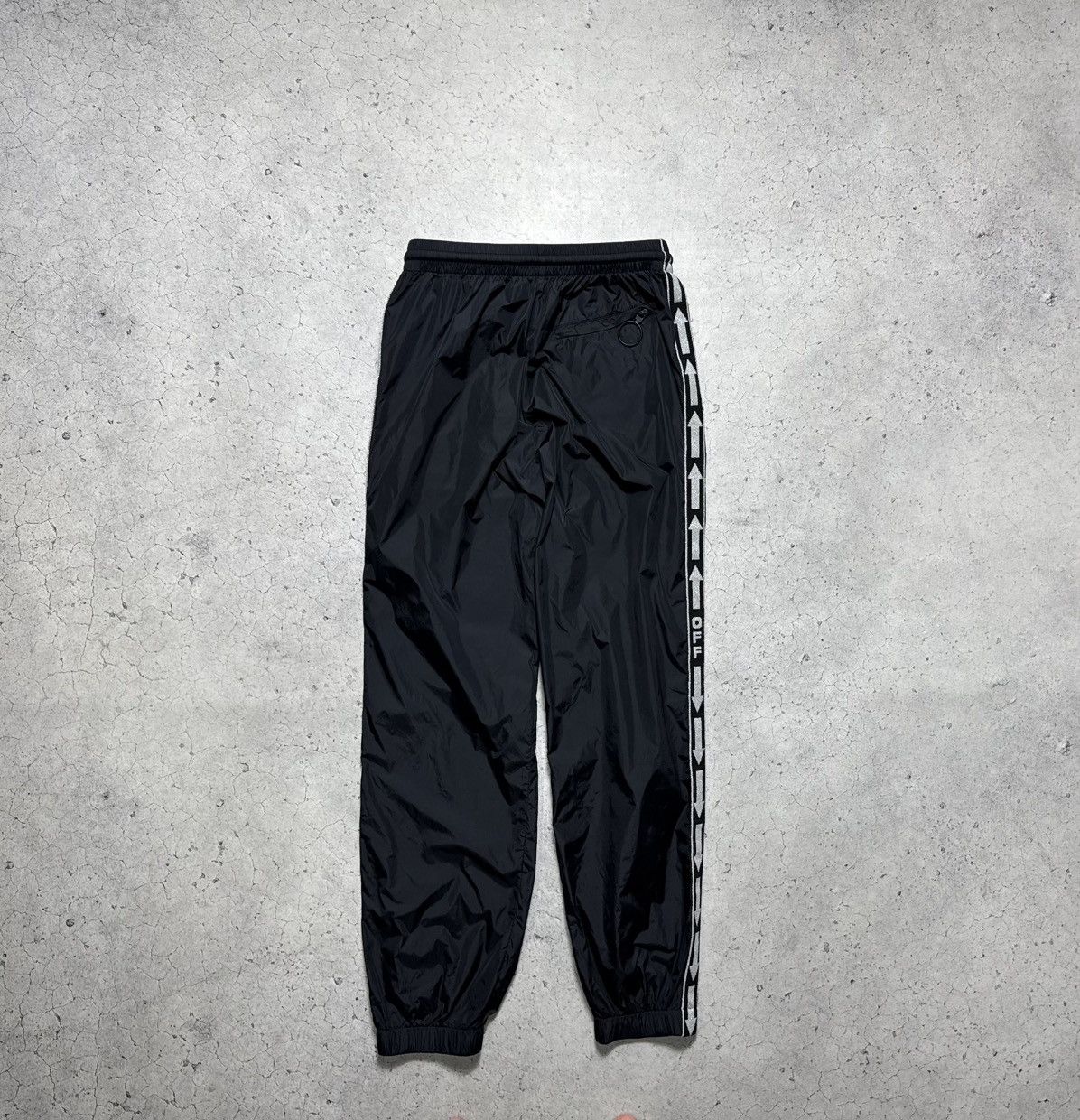 Off-White Off-White Luxury Nylon Black Track Pants Size M Size US 32 / EU 48 - 12 Thumbnail