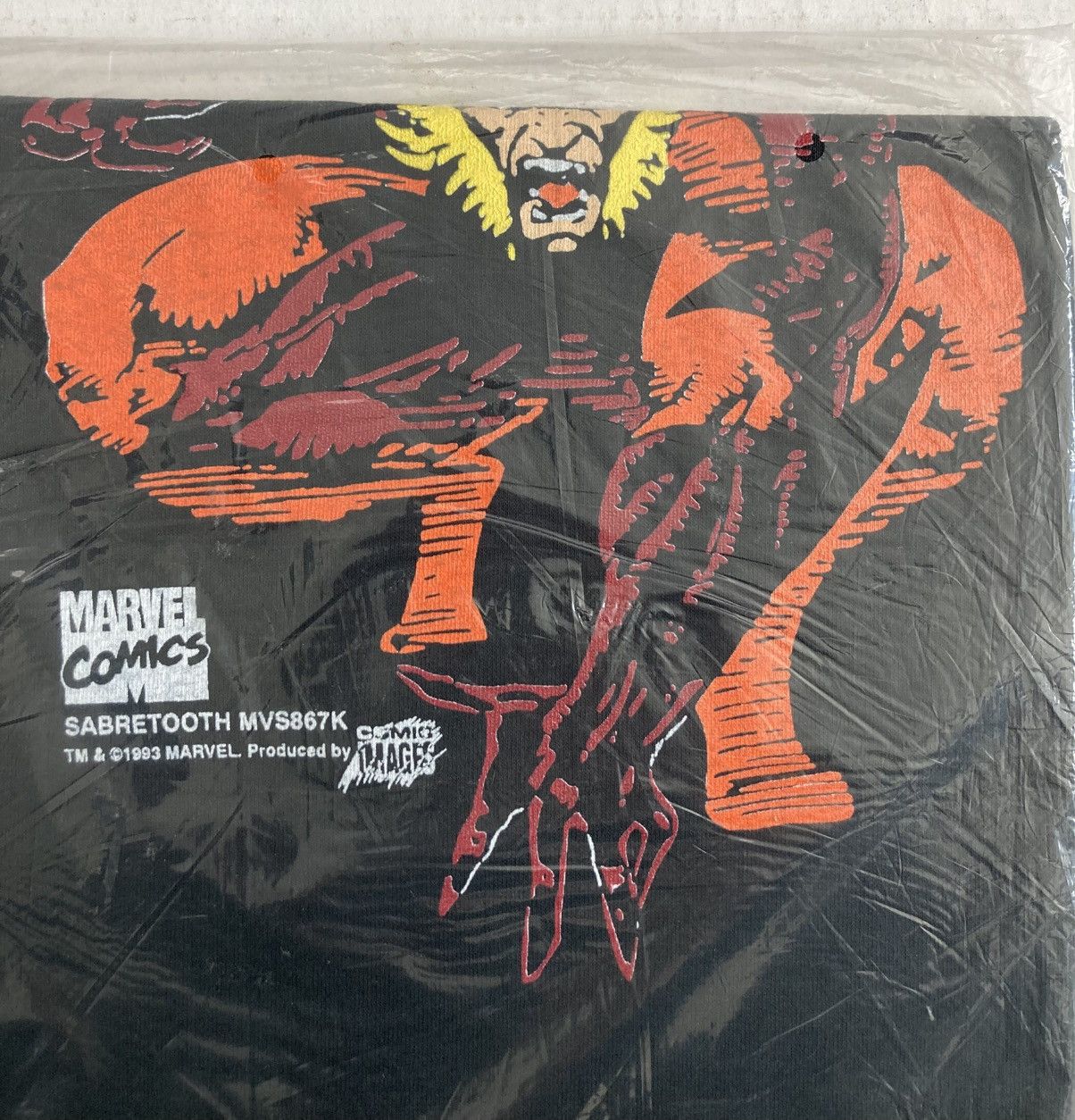 Anvil SABRETOOTH MARVEL COMICS 1993 SHIRT VINTAGE WOLVERINE X-MEN Size US XL / EU 56 / 4 - 10 Thumbnail