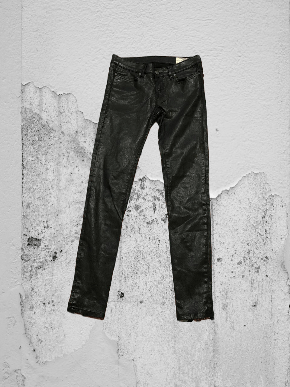 Allsaints Allsaints jeans pants black crazy Y2K vintage streetwear Size 26" / US 2 / IT 38 - 1 Thumbnail