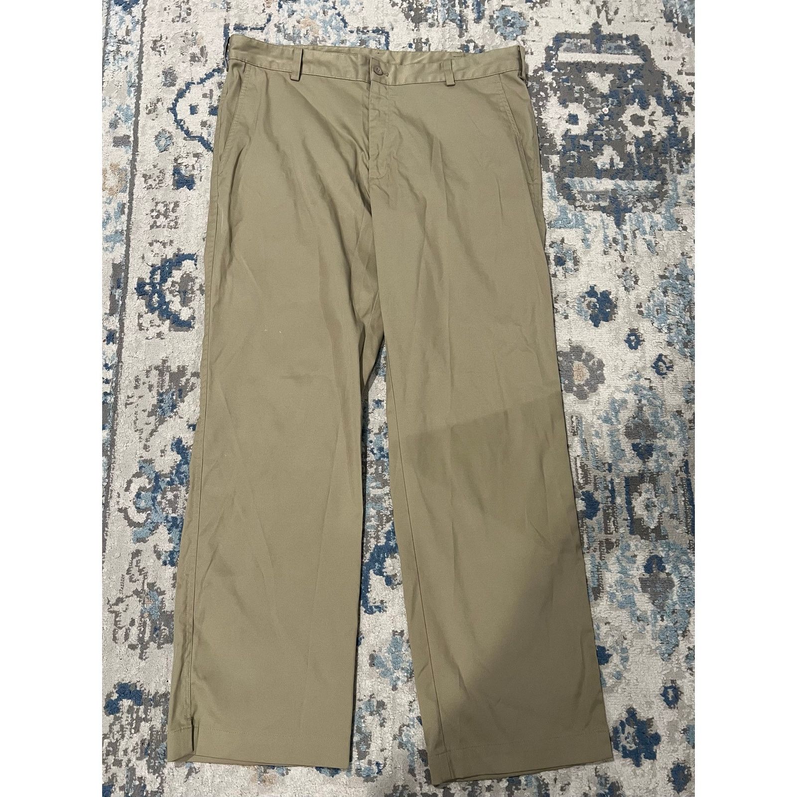 Nike Nike Golf Dri-FIT Pants 36x30 Khaki Flat Front Lightweight Size US 36 / EU 52 - 1 Thumbnail