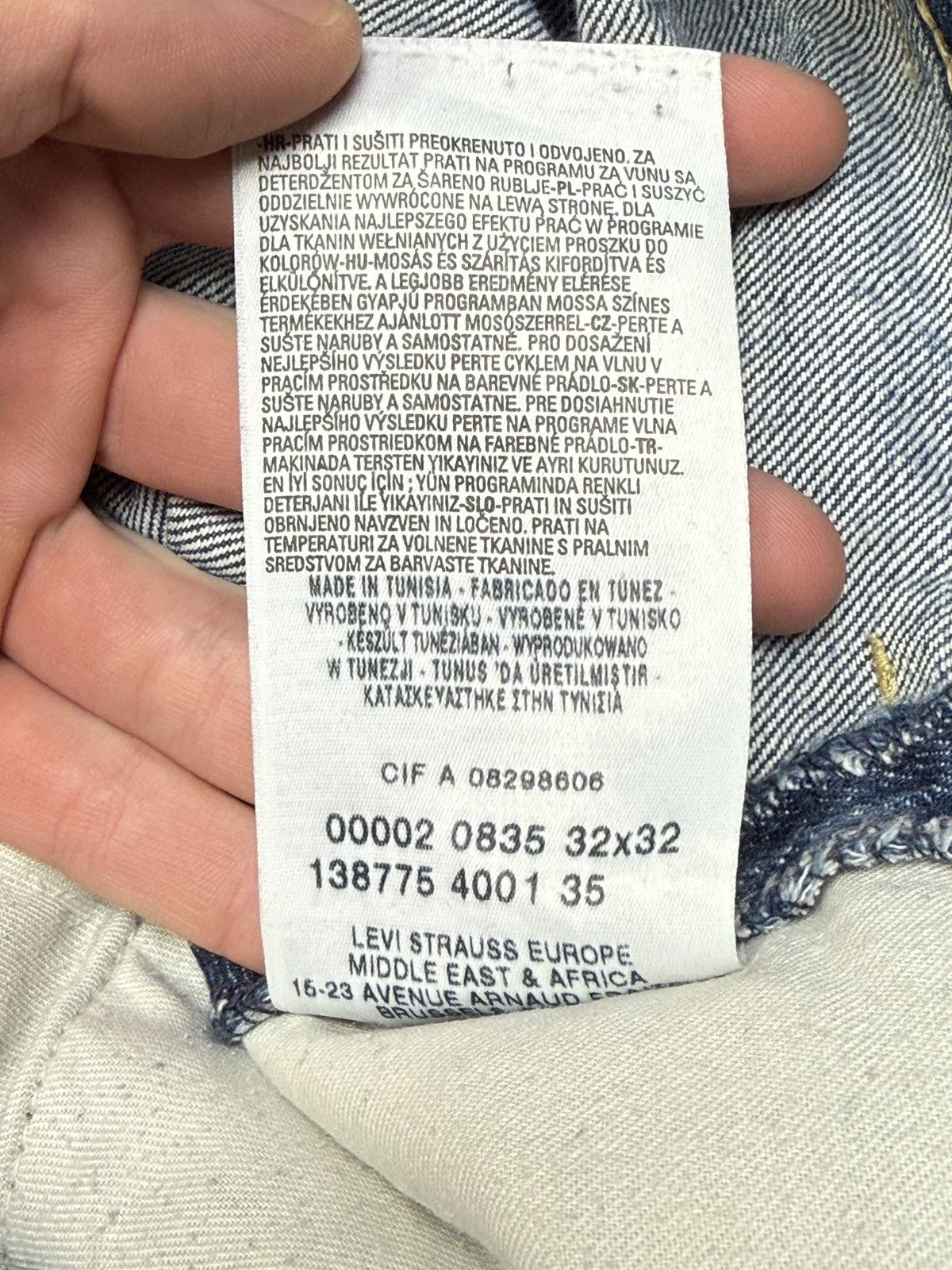 Levi's Levis Engineered Jeans Twisted Leg One Pocket Chinch Vintage Size US 32 / EU 48 - 7 Thumbnail
