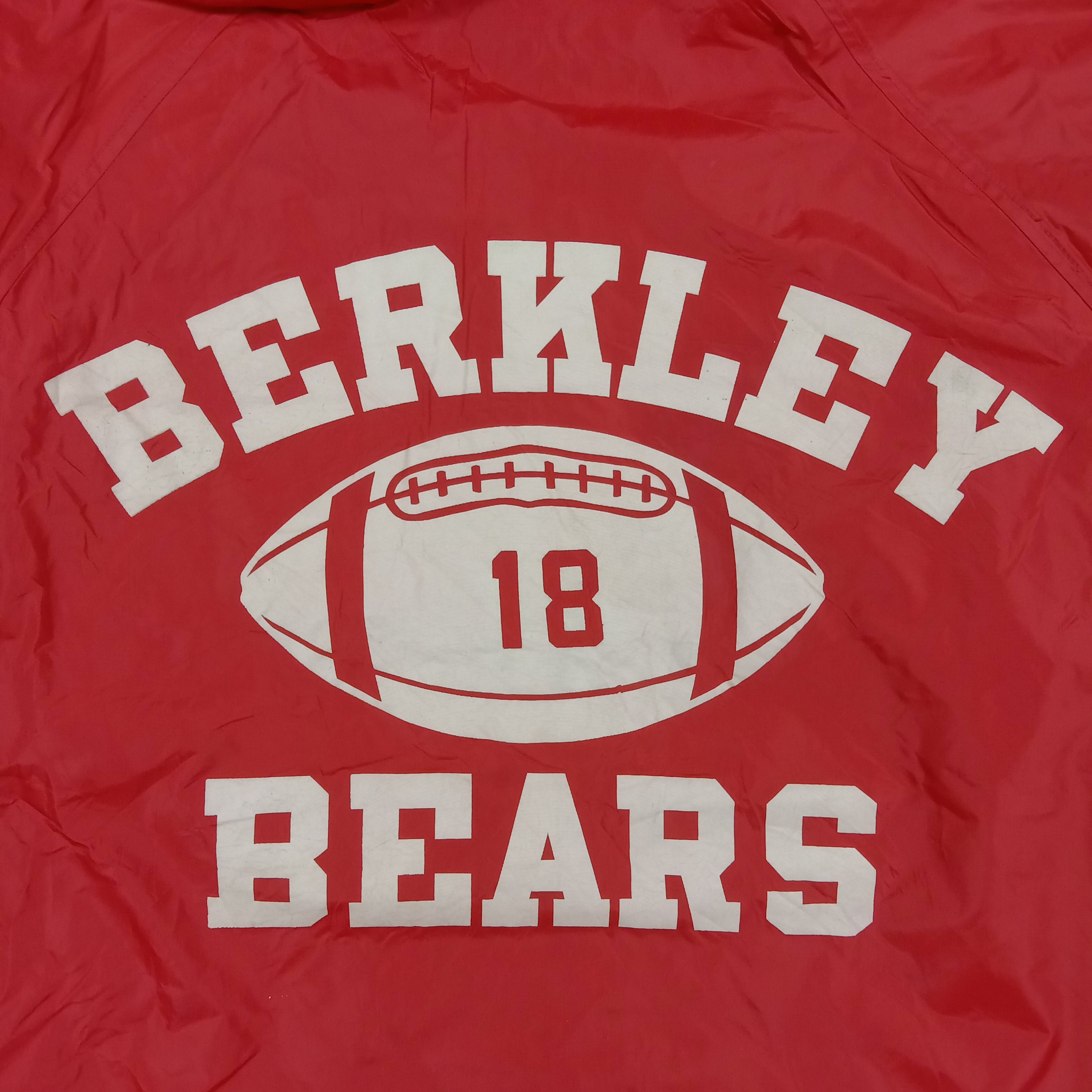 Champion 70s Champion Red Berkeley Bears Coach Jacket C274N9 Size US XXL / EU 58 / 5 - 2 Thumbnail