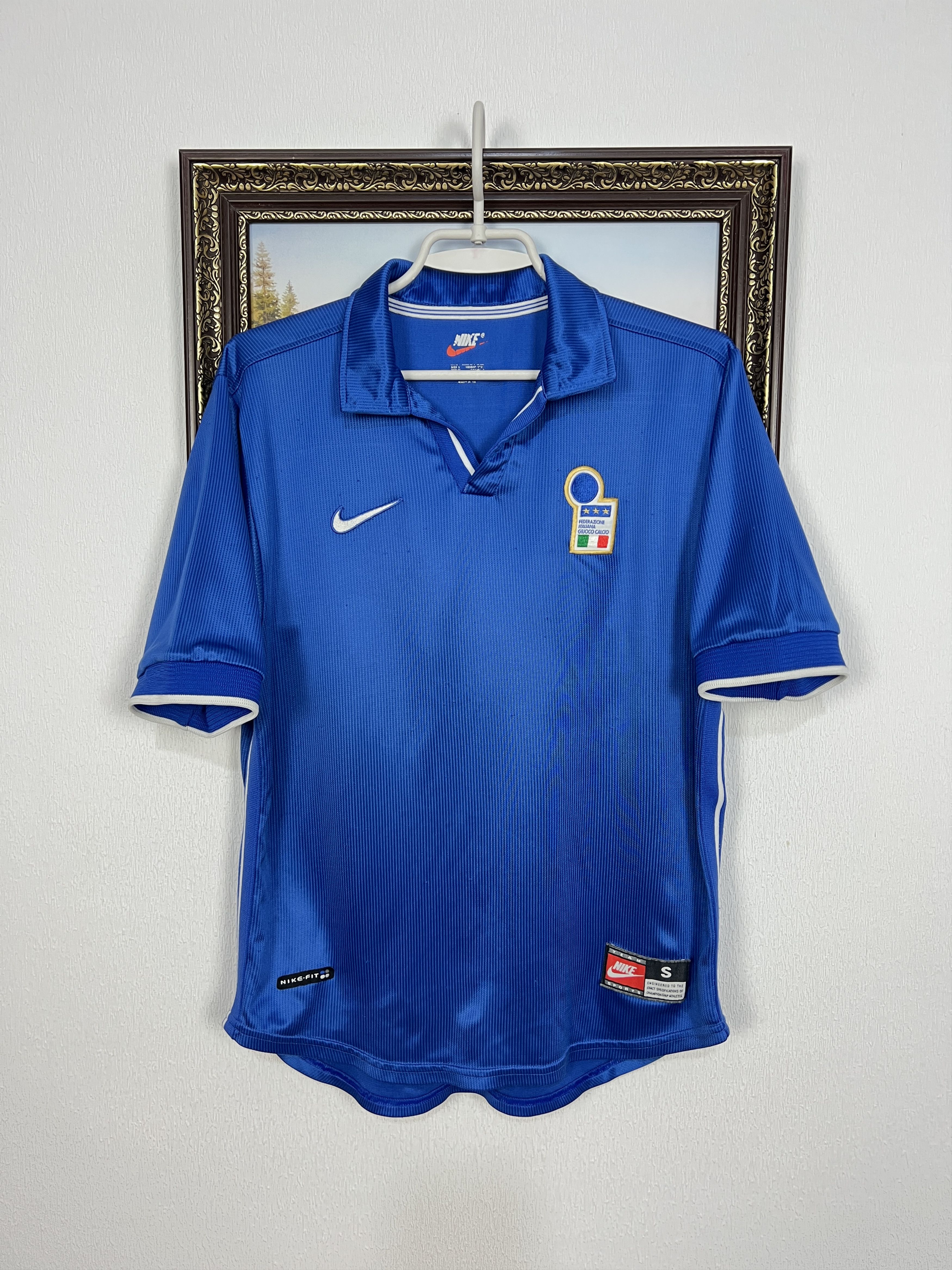 Italy Home football shirt 1994 Soccer Nike Maglia Blue