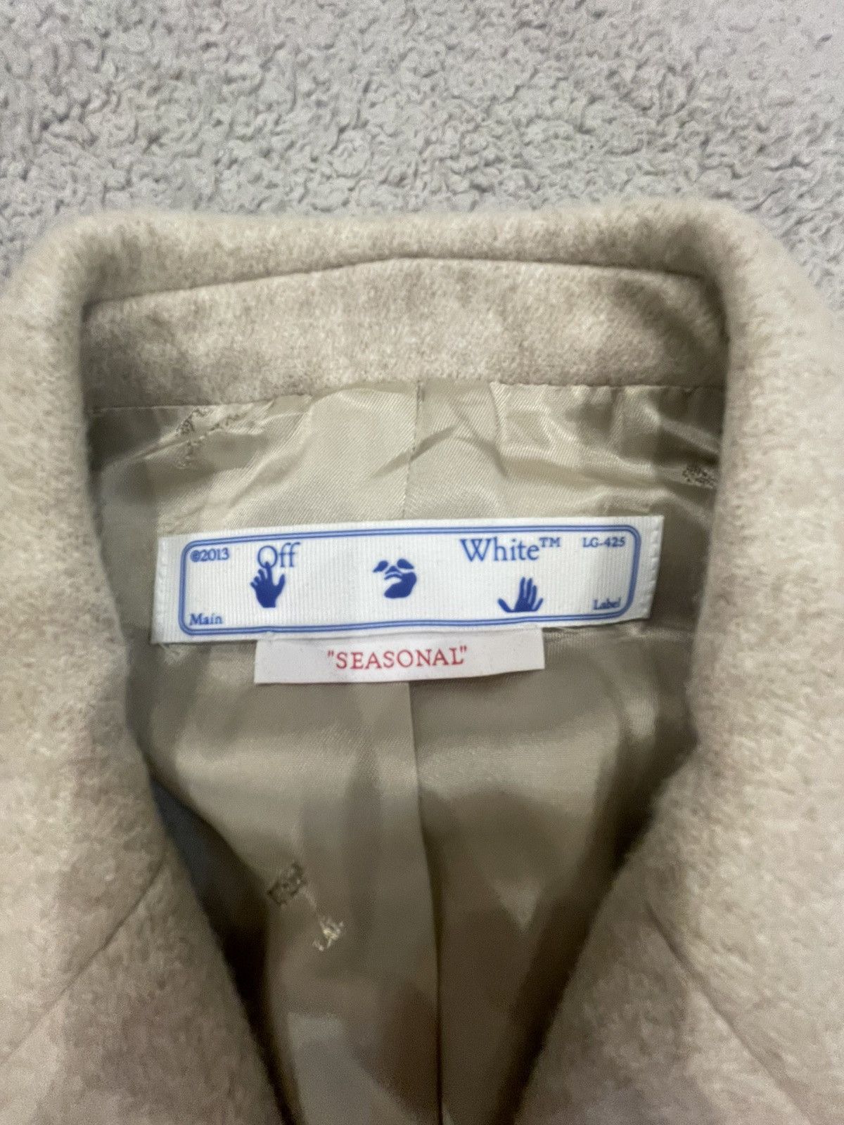 Off-White Off-White buckle-fastened single-breasted blazer Size 48R - 4 Thumbnail