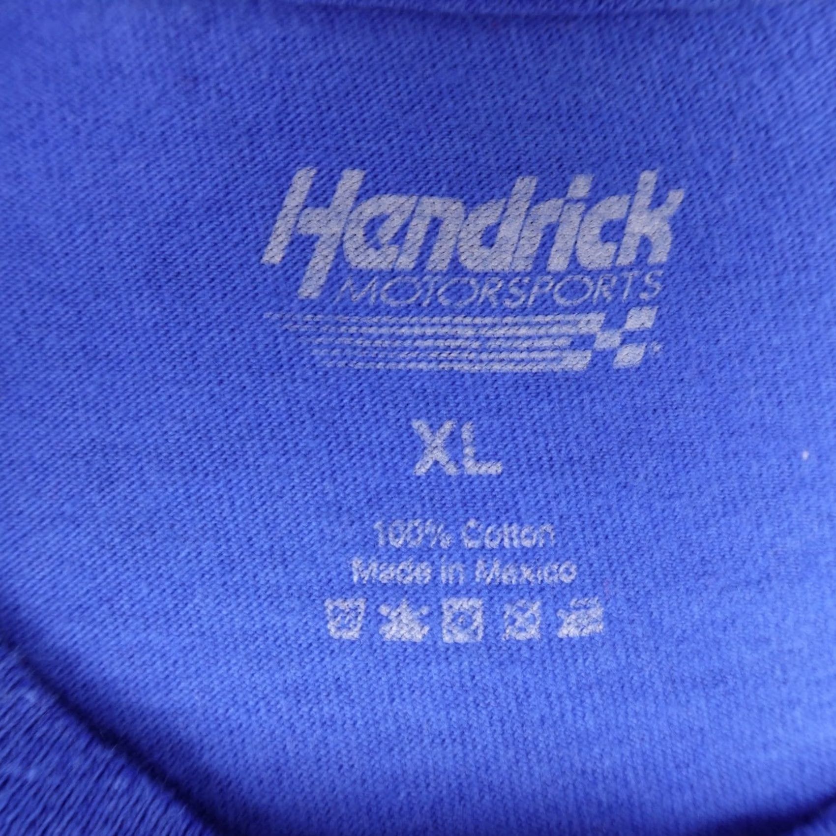 Vintage Hendricks Motor Sports NASCAR Chase Elliot #9 2018 Cup Series Shirt Mens XL Blue Size US XL / EU 56 / 4 - 3 Thumbnail