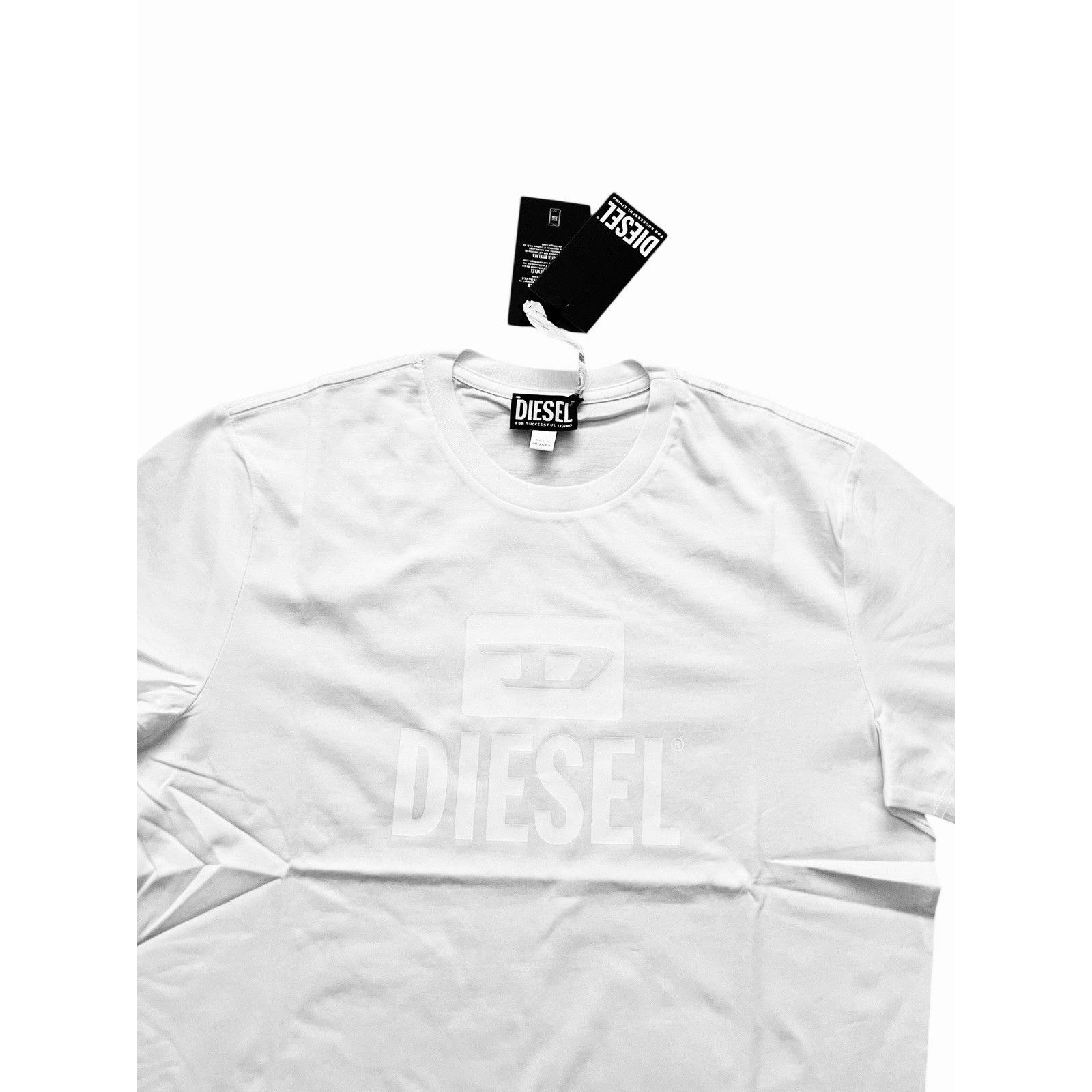 Diesel Diesel T Diego Tone Mens Logo T-Shirt NWT $80 White Size M Size US M / EU 48-50 / 2 - 3 Thumbnail