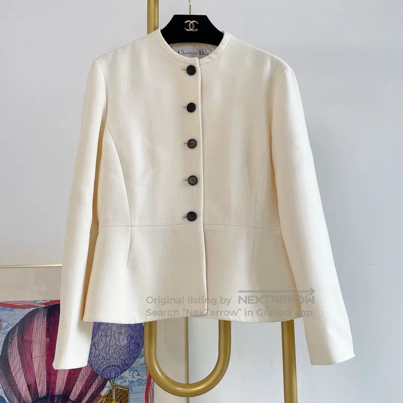 Dior Dior White coat Size S / US 4 / IT 40 - 1 Thumbnail