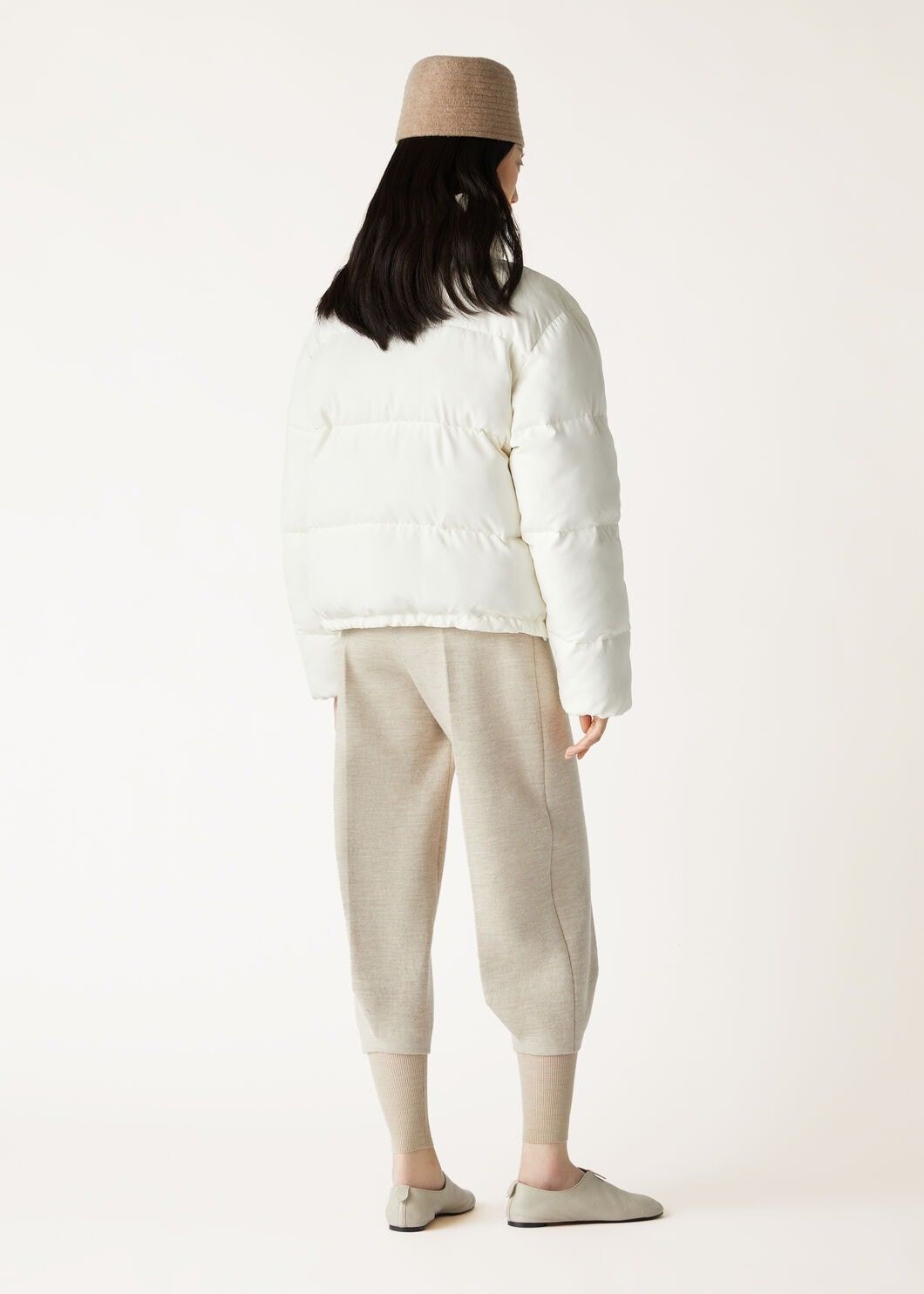 Loro Piana o1srvl11e0126 FAO3376 Sebastian Puffer Jacket in White Size S / US 4 / IT 40 - 5 Thumbnail