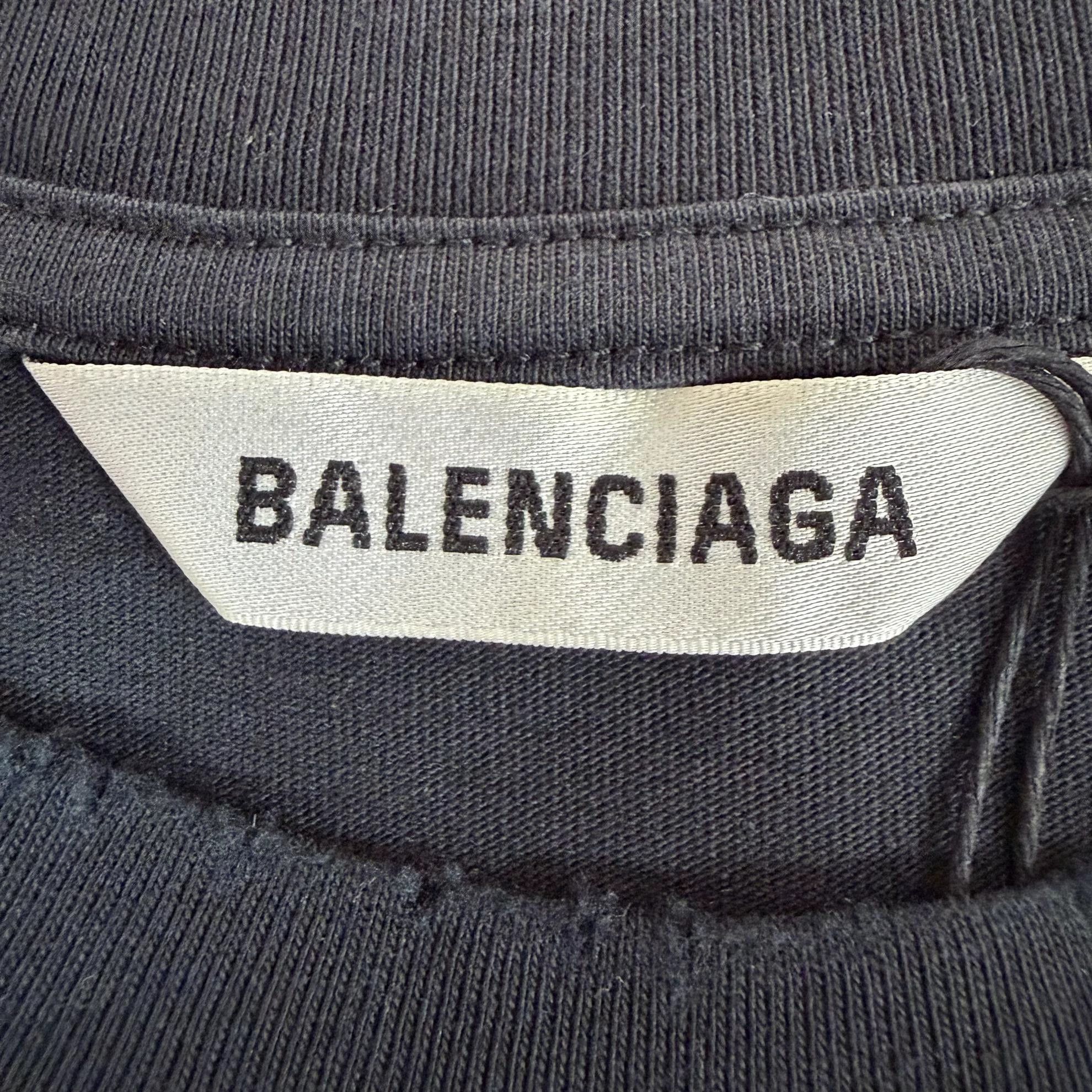 Balenciaga Balenciaga Black T-Shirt M BNWT Size US M / EU 48-50 / 2 - 7 Thumbnail