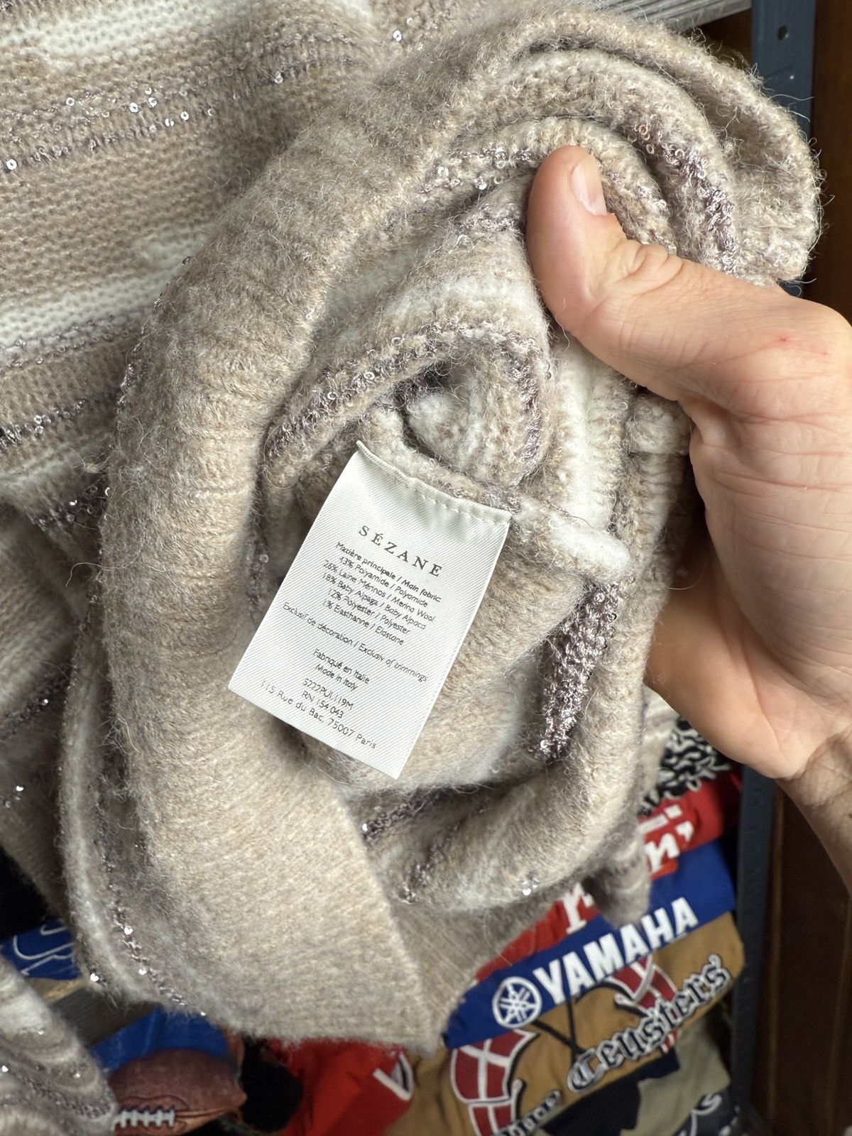 Sezane LA MAILLE SEZANE Sweater Crazy glitter Size S / US 4 / IT 40 - 8 Thumbnail