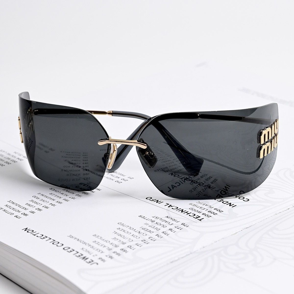 Miu Miu MIU MIU 0MU 54YS SUNGLASSES Size ONE SIZE - 7 Thumbnail