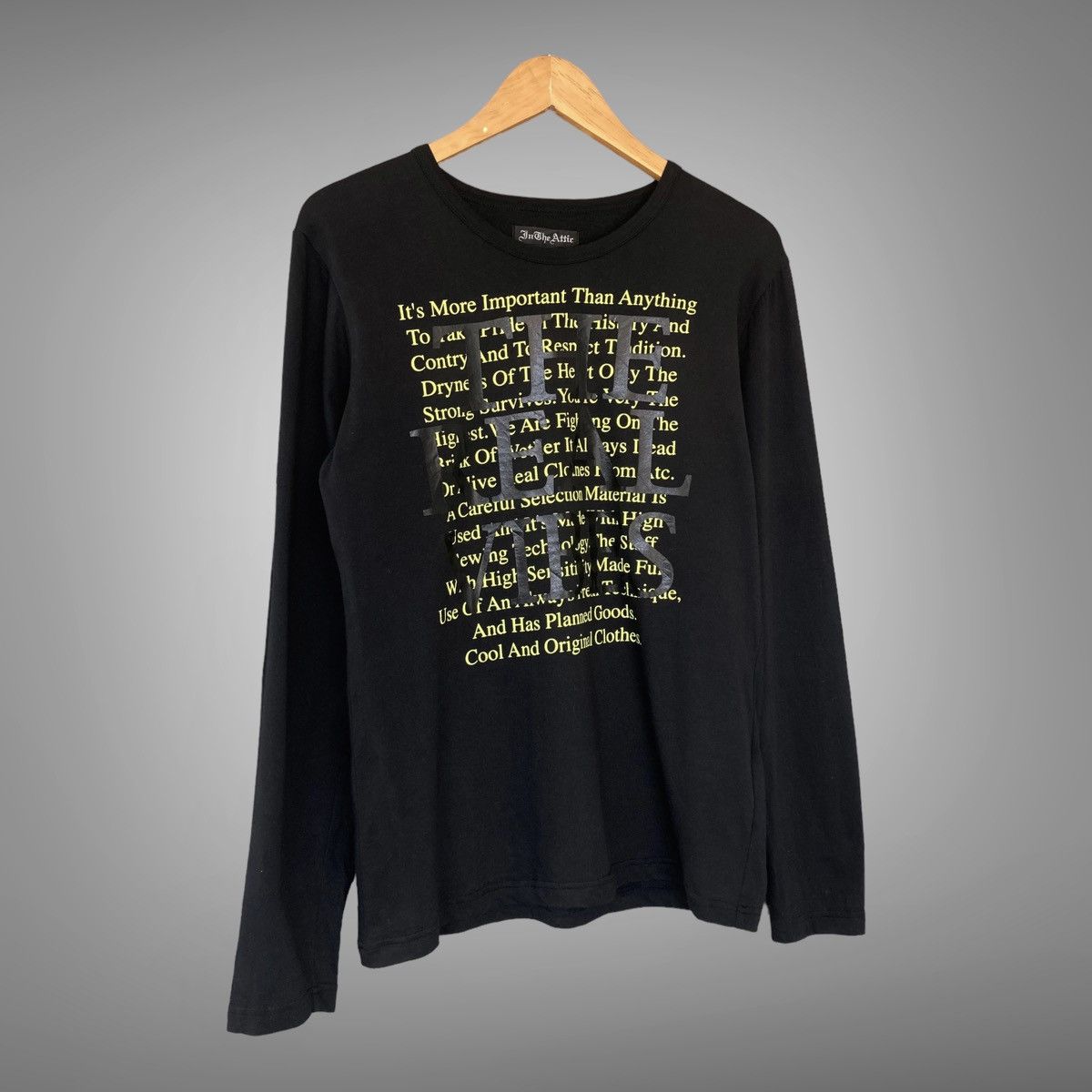 If Six Was Nine 📢LASTDROP📢 In The Attic Poem Longsleeve Size US M / EU 48-50 / 2 - 2 Thumbnail