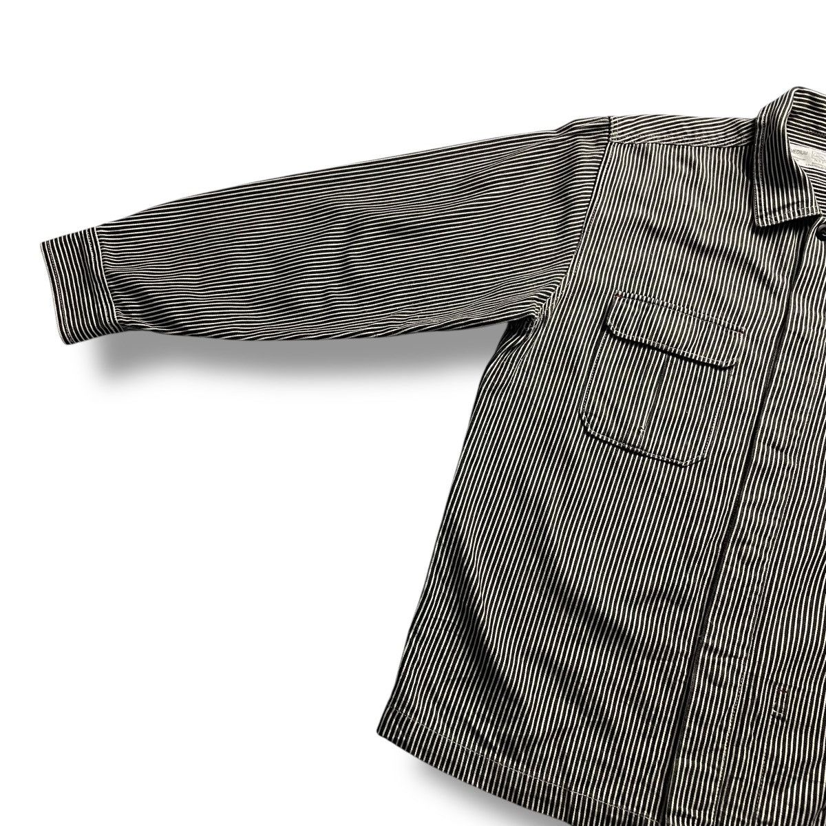 Kapital 🇯🇵 NEVER SEEN THING STRIPES HICKORY JACKET Size US M / EU 48-50 / 2 - 7 Thumbnail