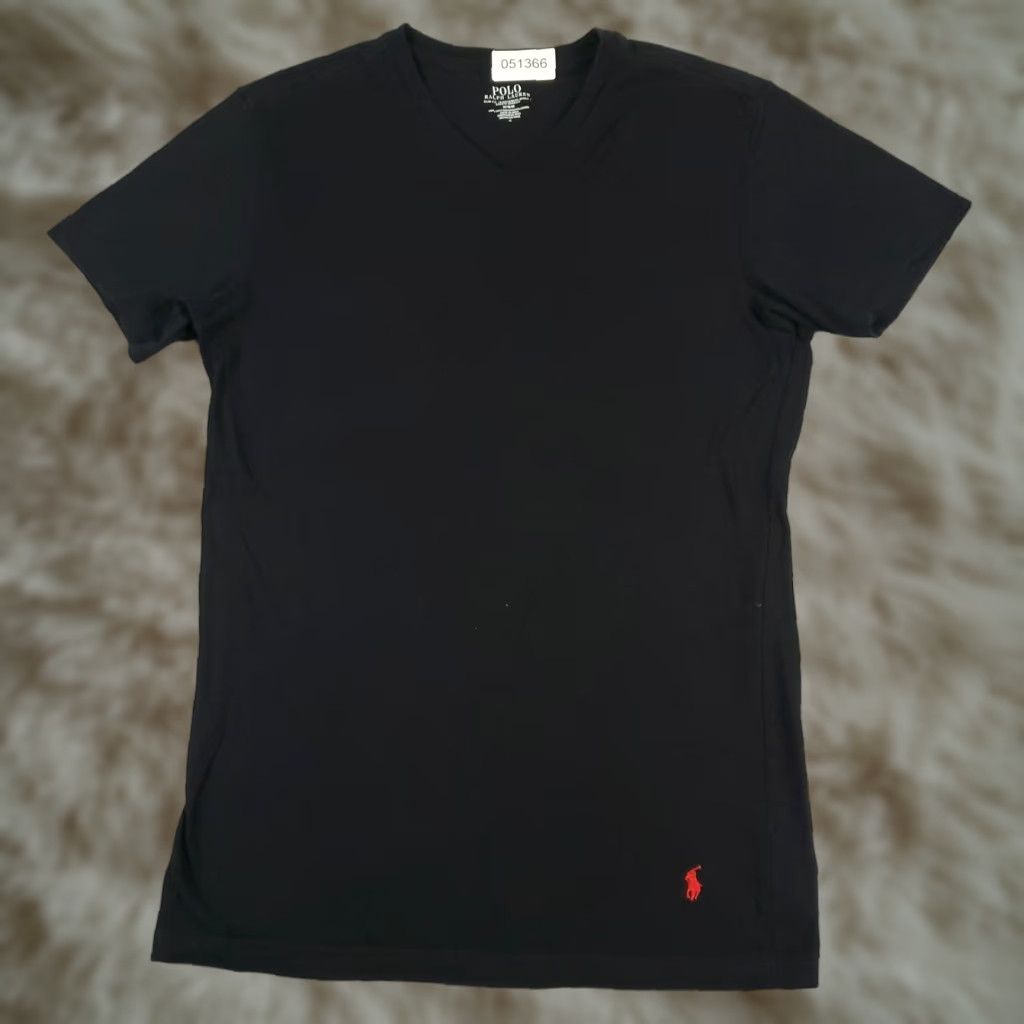 Ralph Lauren Polo Ralph Lauren T Shirt Mens Size Medium Black Pony Casual Short Sleeve Crew Neck Cotton Brand Logo Modern Classic Mens Medium Black Polo Shirt Size US M / EU 48-50 / 2 - 1 Thumbnail