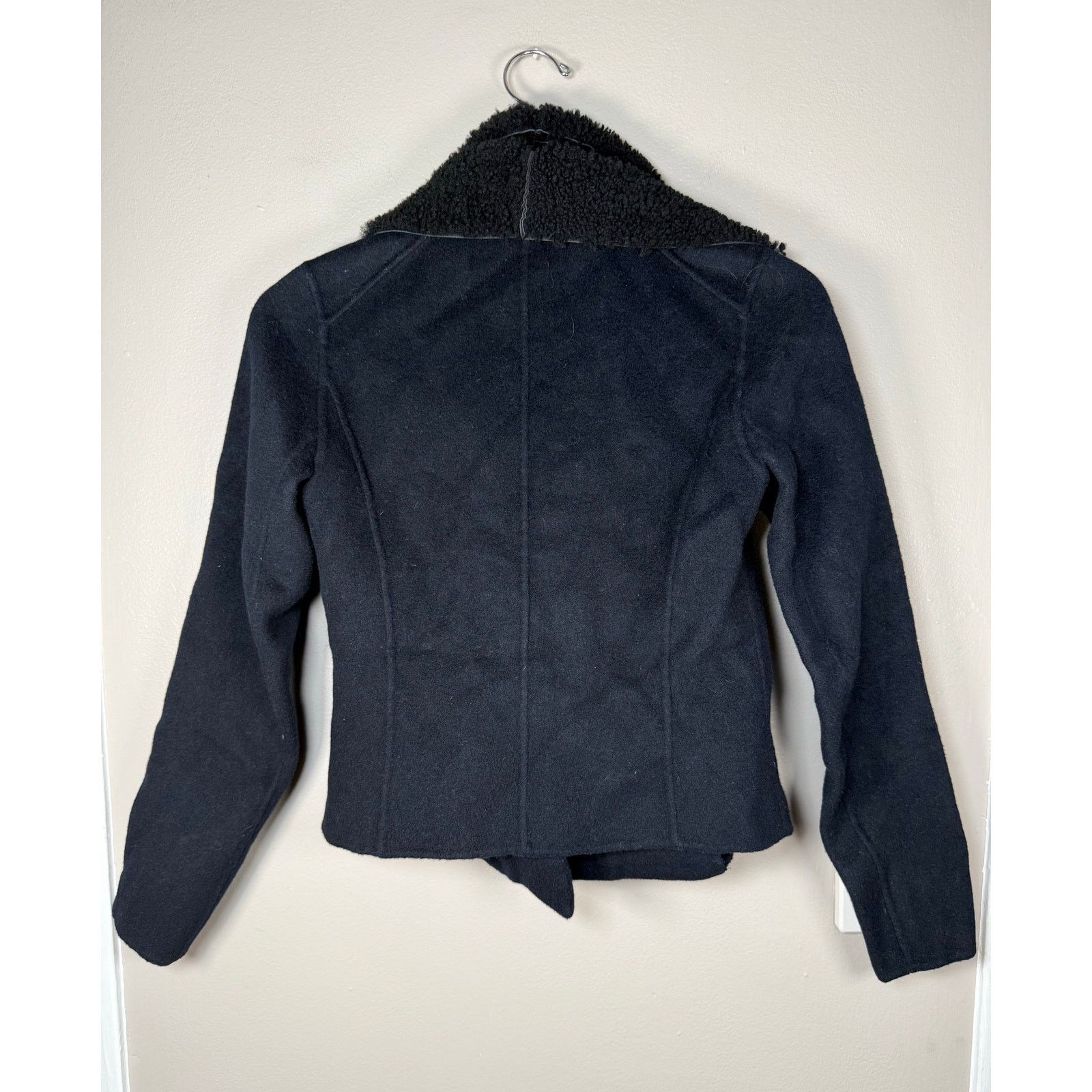 Vince NWOT Vince Shearling Collar Double-faced Jacket XS $750 Size XS / US 0-2 / IT 36-38 - 6 Thumbnail