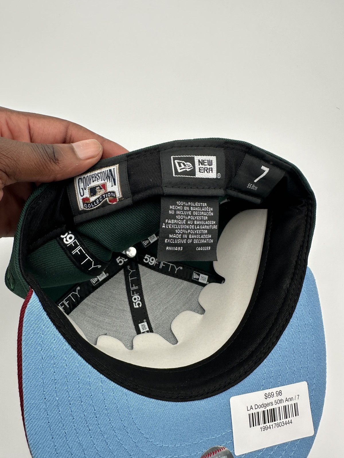 New Era Los Angeles Dodgers Fitted 50th Anniversary Patch Rushmore Size ONE SIZE - 9 Thumbnail