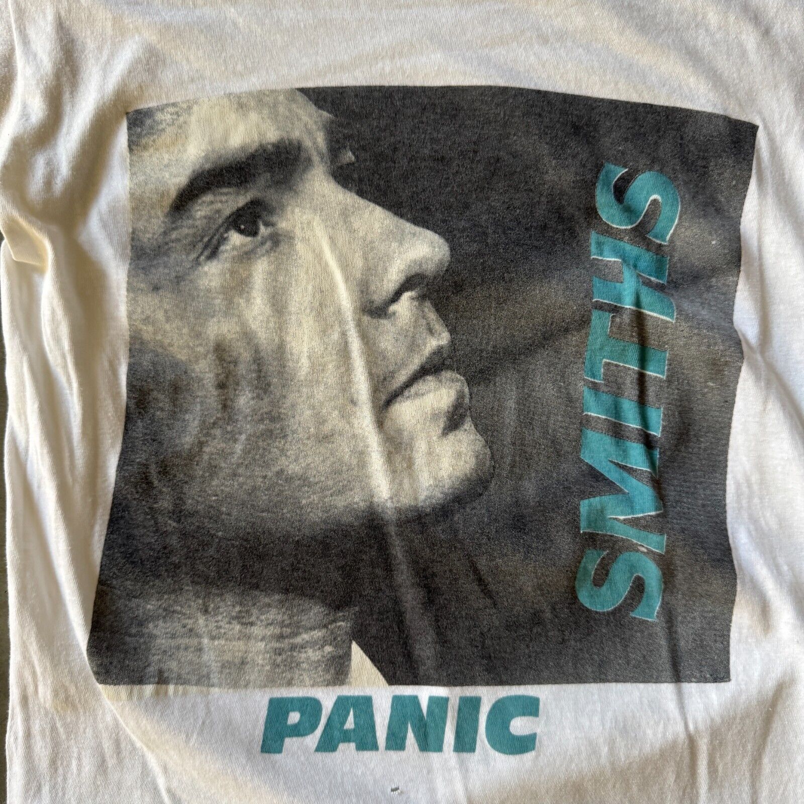 The Smiths Vintage 80s 1987 The Smiths Panic Morrissey Promo Band Shirt Size US L / EU 52-54 / 3 - 2 Thumbnail