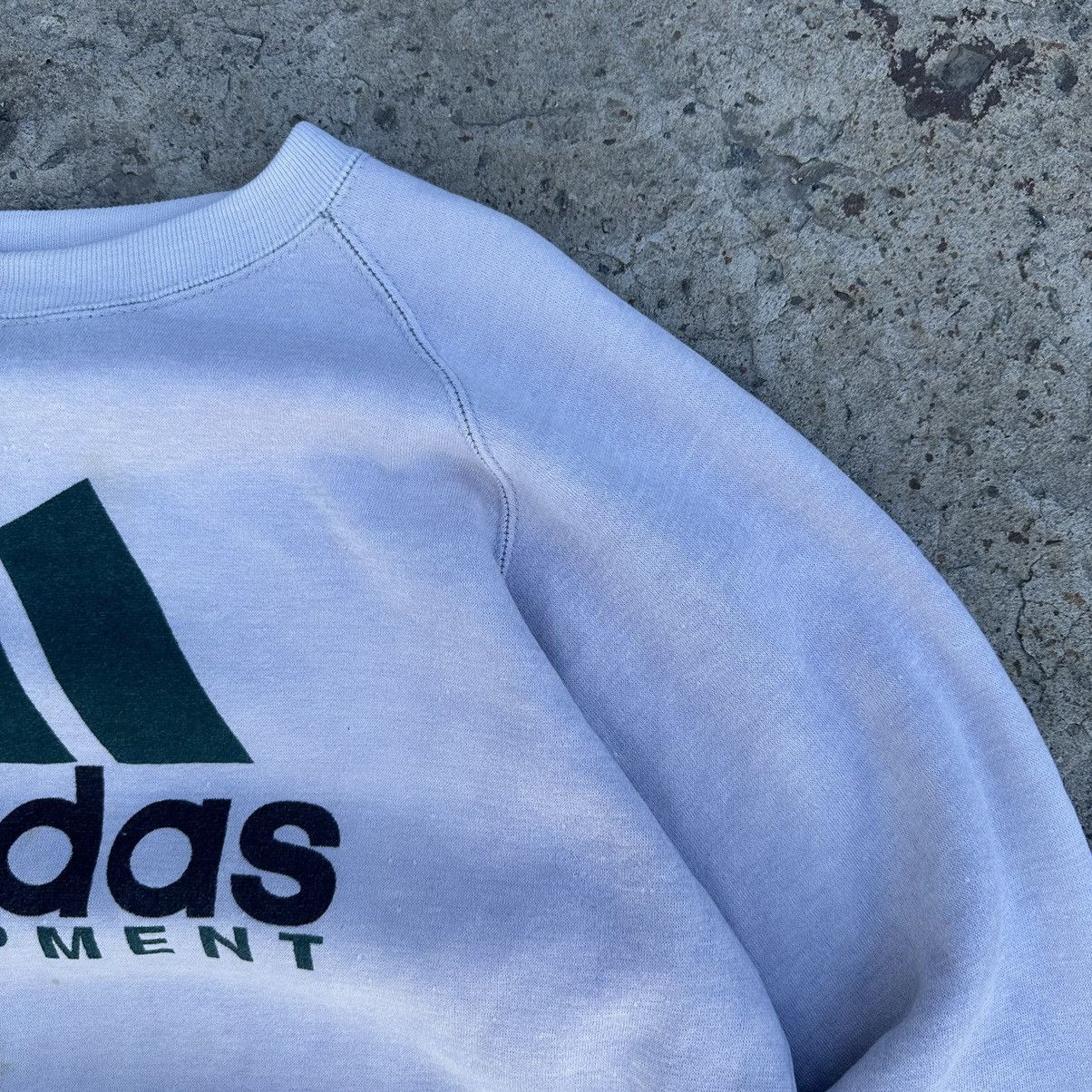 Designer × Vintage Vintage Sweatshirt Distressed Style By Adidas Equipment Size US M / EU 48-50 / 2 - 6 Thumbnail