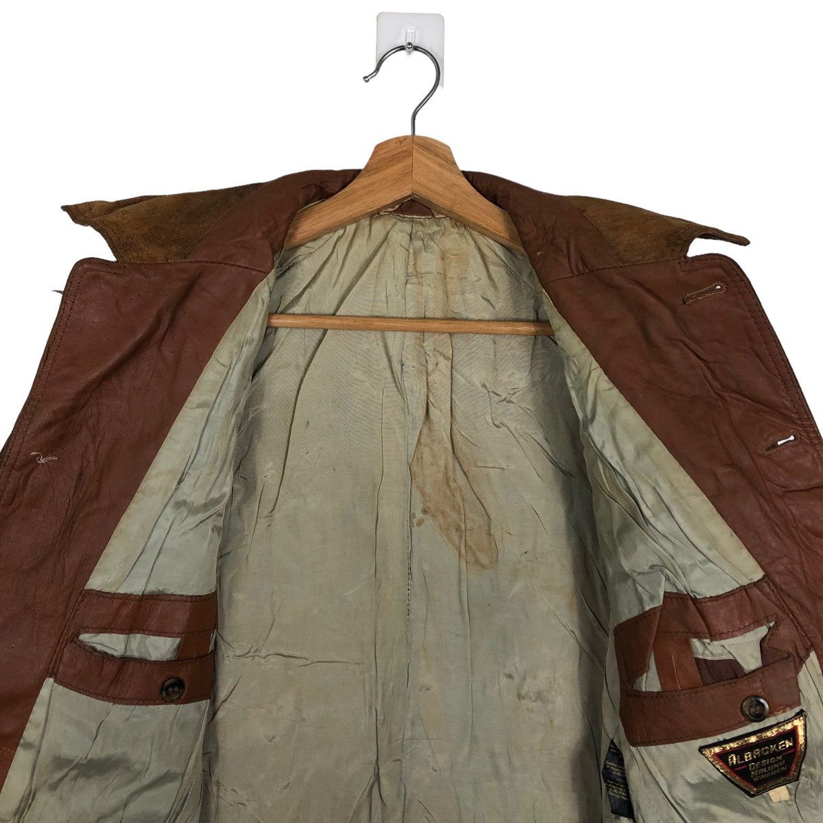 Genuine Leather 🔥90’s Rare Bondage Genuine Leather Jacket Albacken Sweden Size US M / EU 48-50 / 2 - 11 Thumbnail