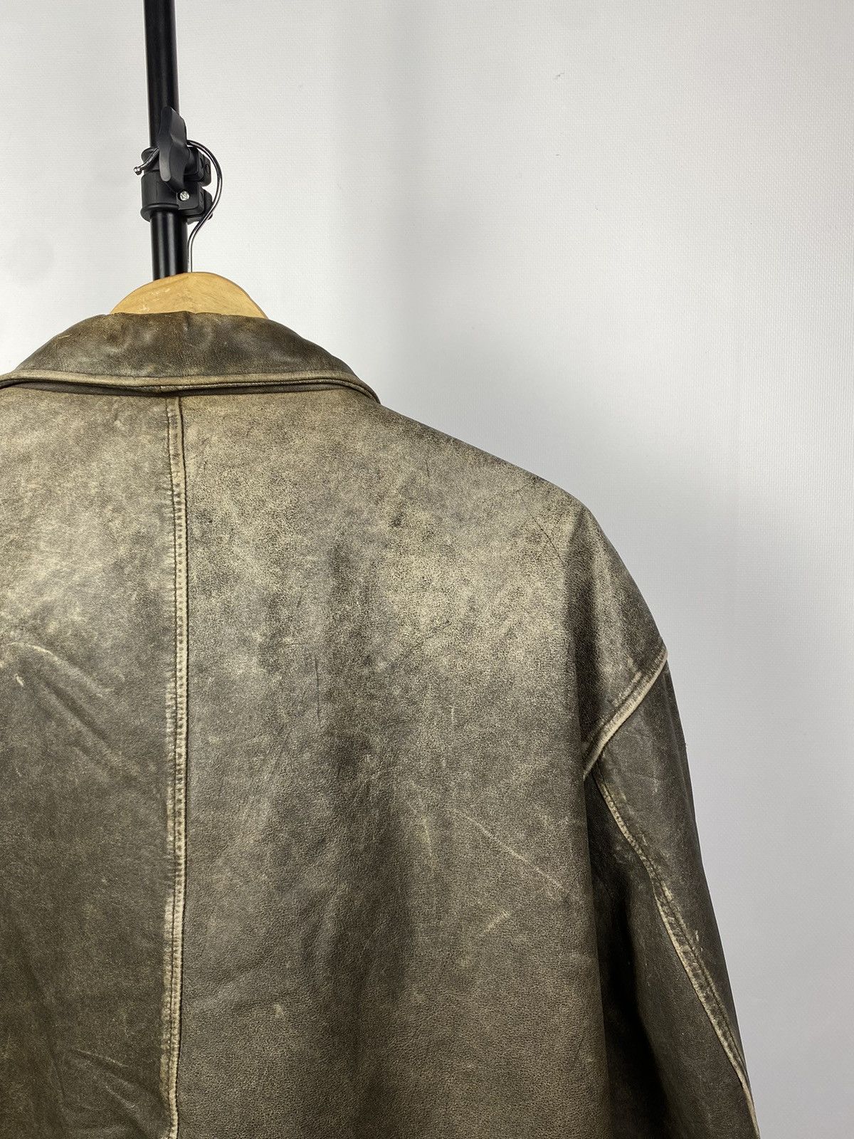Vintage 🪖VINTAGE FRIEDRICH Aviator BROWN Leather Bomber Jacket Size US M / EU 48-50 / 2 - 18 Thumbnail