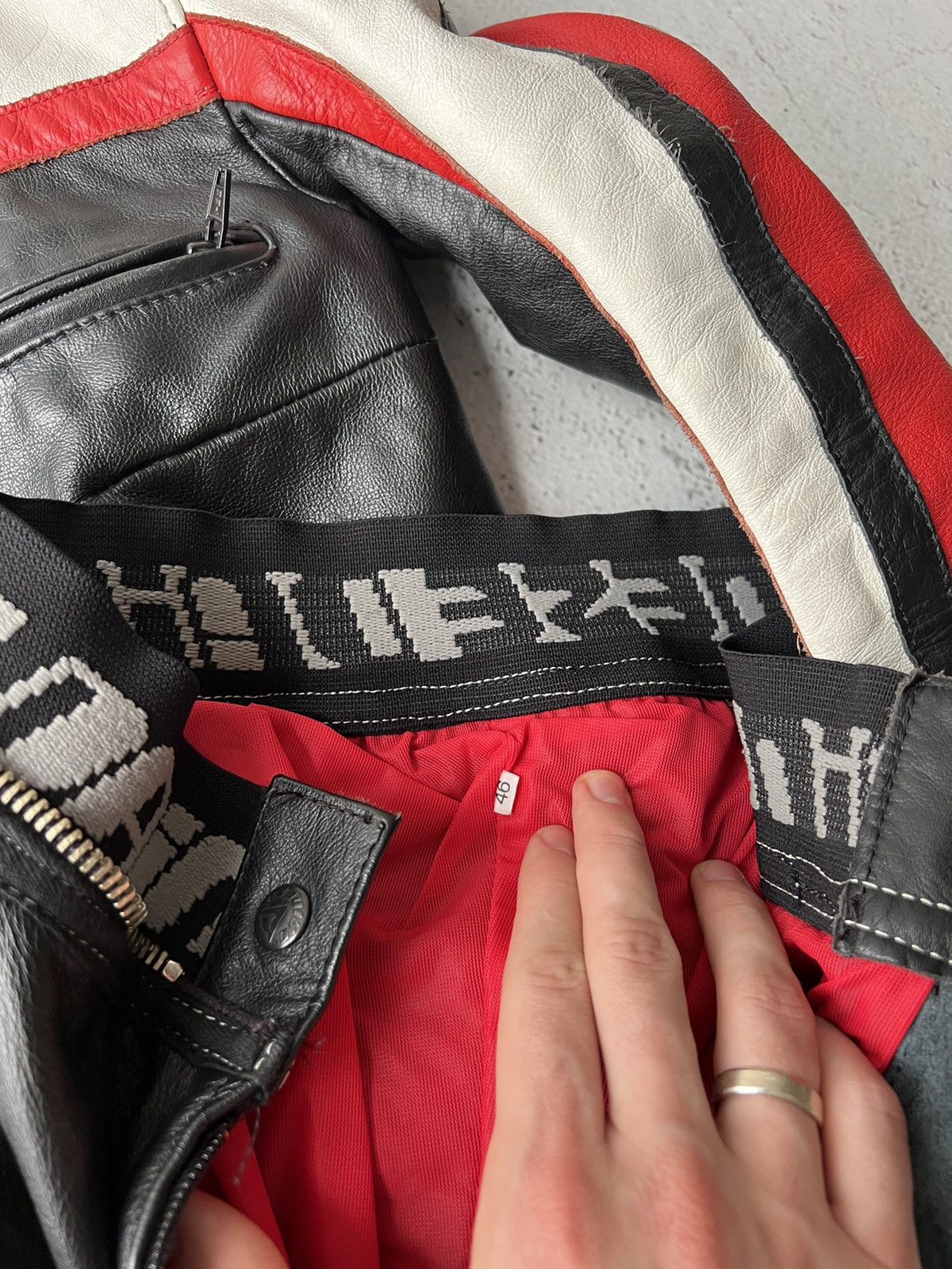 Dainese × Honda × Marlboro Dainese Vintage First Class Leather Motor Suit Jacket, Pants Size S / US 4 / IT 40 - 20 Thumbnail