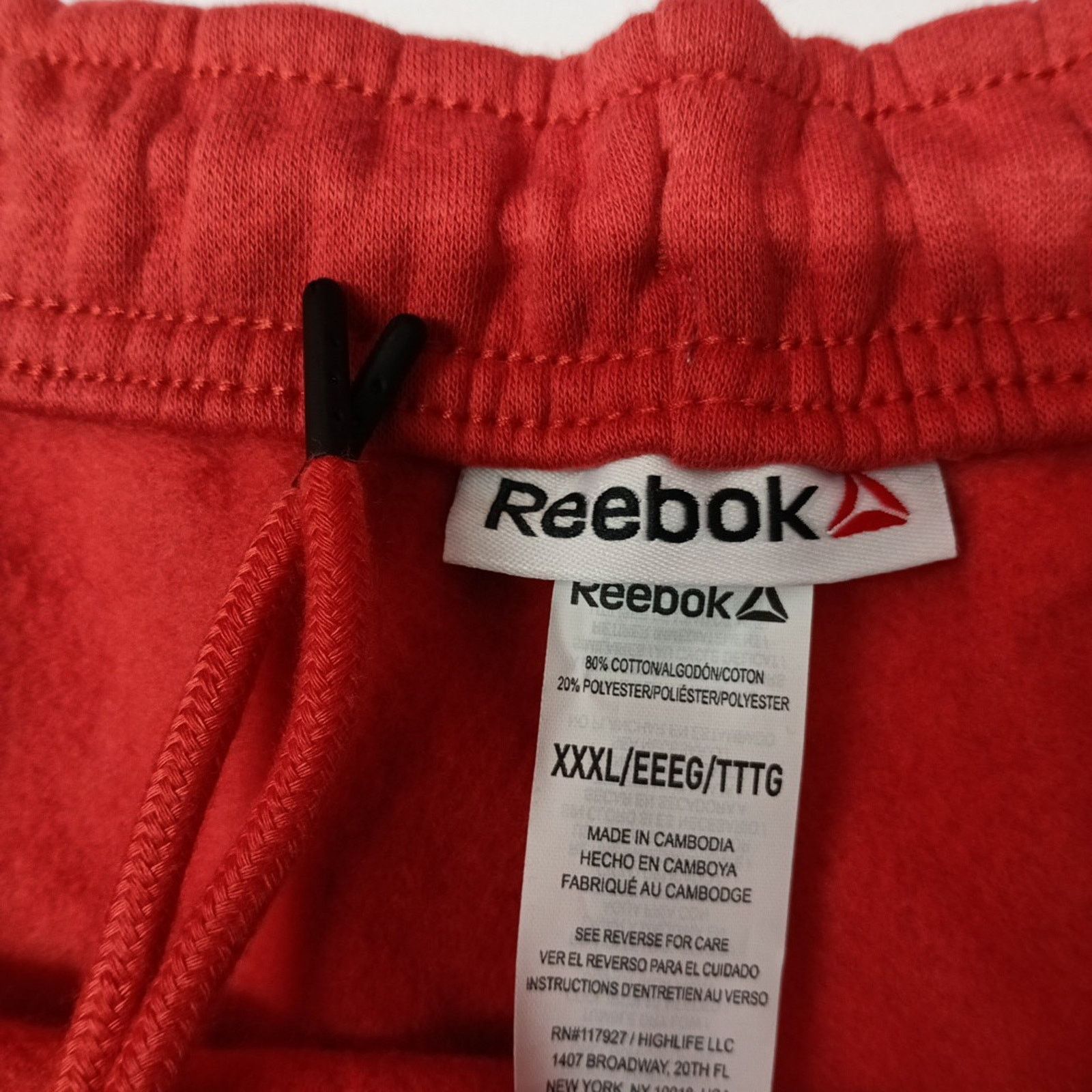 Reebok Womens Reebok Relaxed Fit Fleece Shorts Size 3XL Baked Apple Size 42" / US 20 - 4 Thumbnail