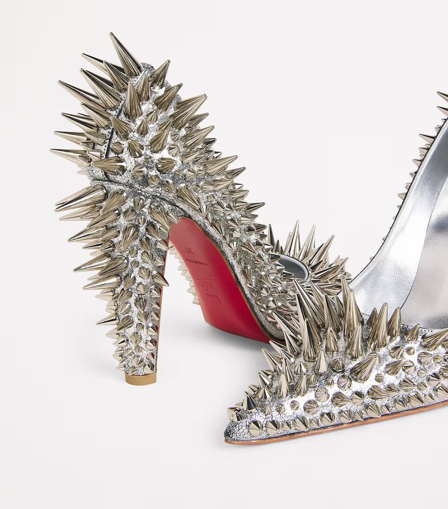 Christian Louboutin o1s1wg110226 Heels in Silver Size US 10 / IT 40 - 5 Thumbnail