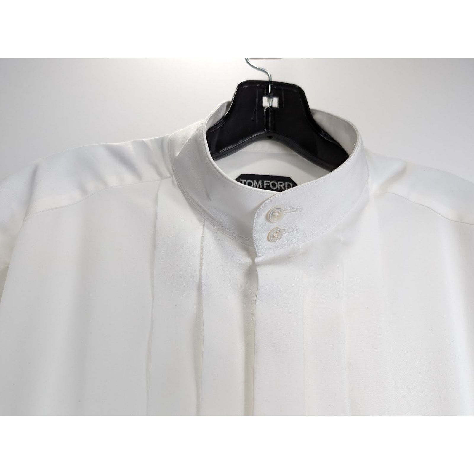 Tom Ford o1rshd1 Button Shirt in White Size US M / EU 48-50 / 2 - 4 Thumbnail