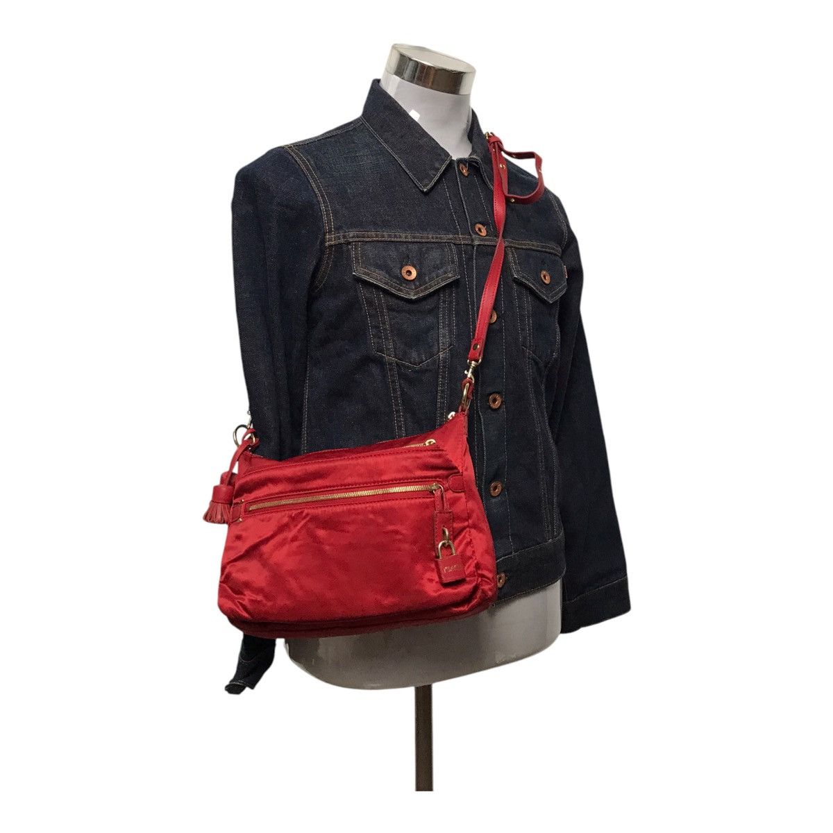 Y's × Yohji Yamamoto Yohji Yamamoto Y’Saccs Red Sling Bag Size ONE SIZE - 1 Thumbnail