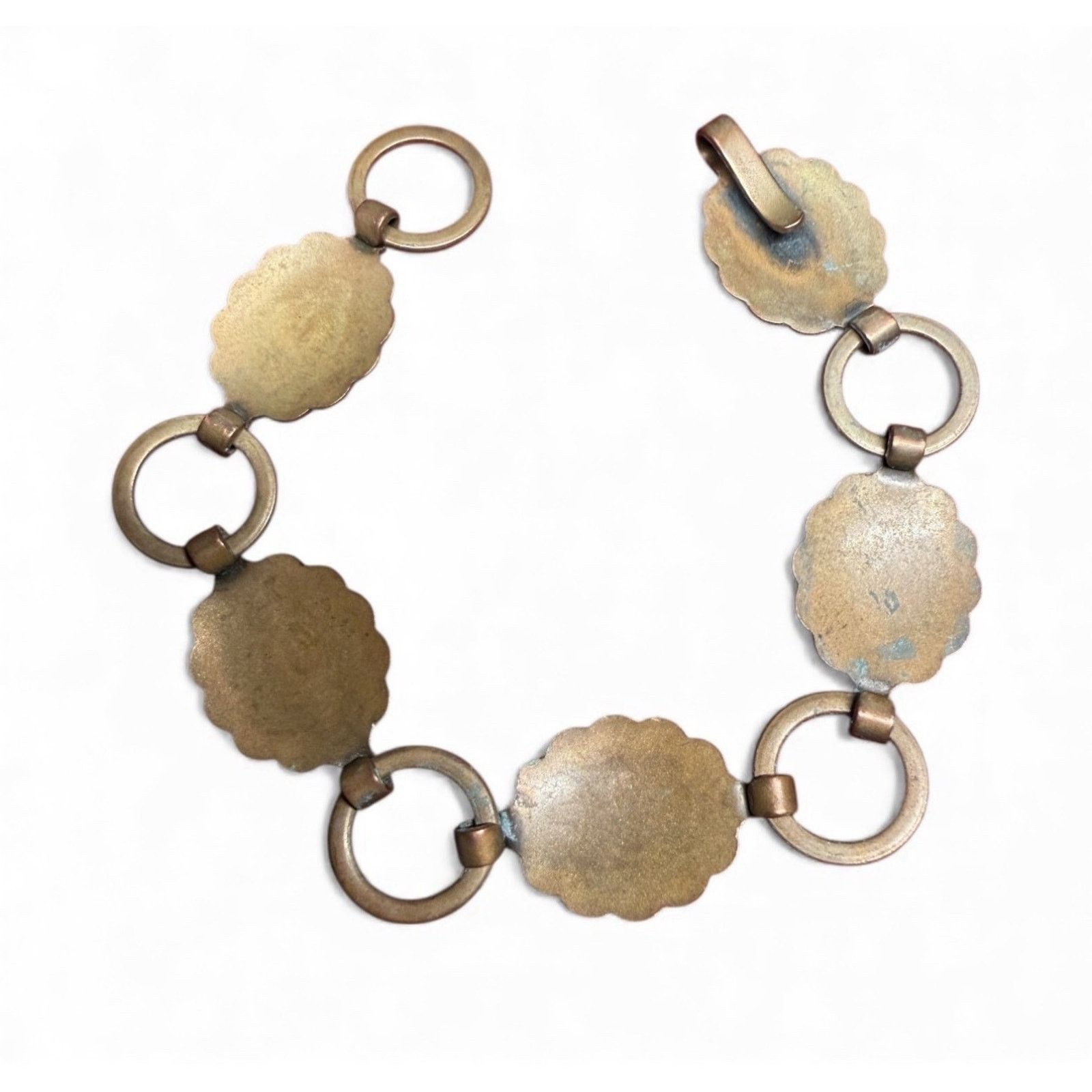 Other Antique 1970s Southwestern Copper Concho Bracelet Size ONE SIZE - 2 Thumbnail