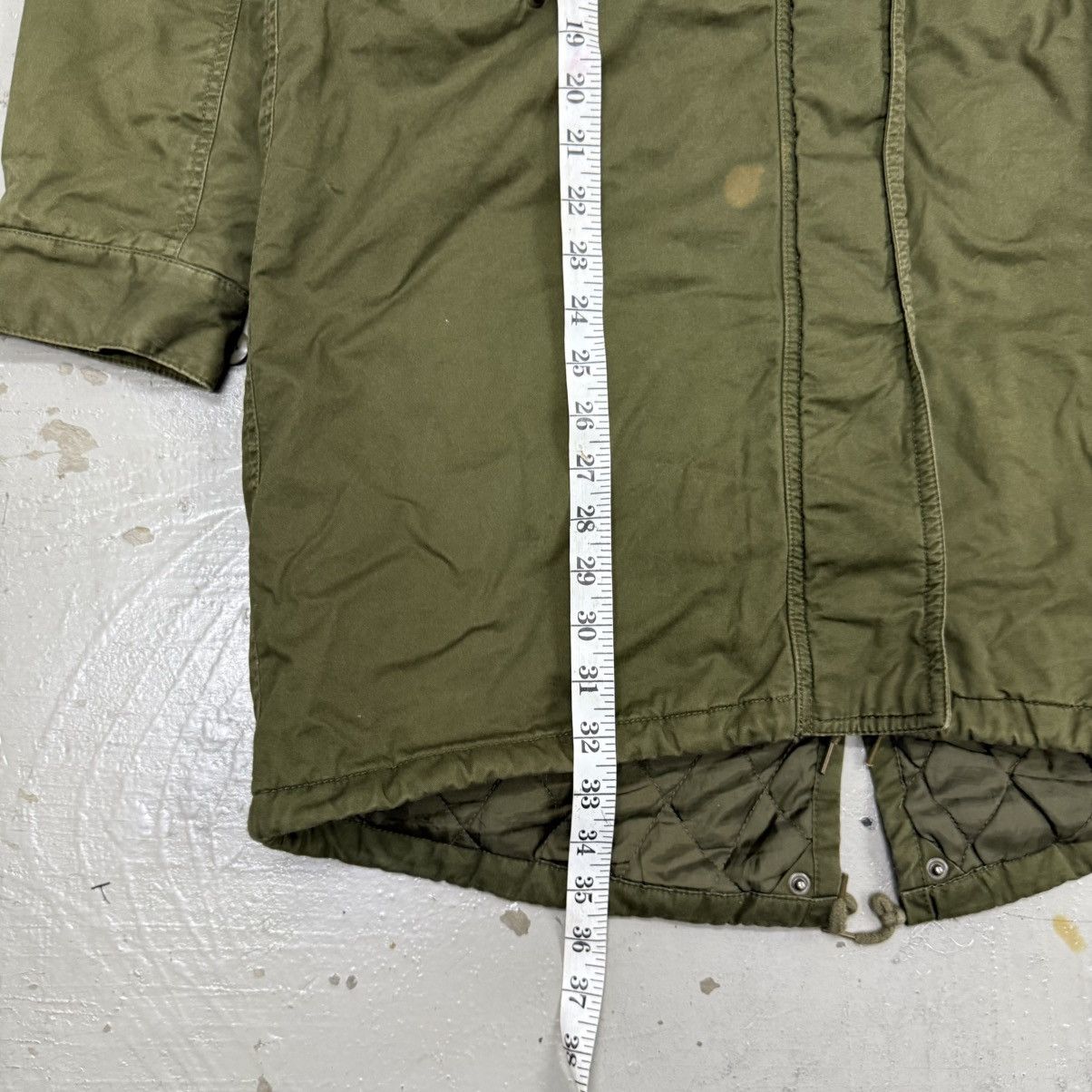Beauty Beast 1950s US Army M-51 Retro Parka Fur Hooded Fishtail Jacket Size US L / EU 52-54 / 3 - 8 Thumbnail