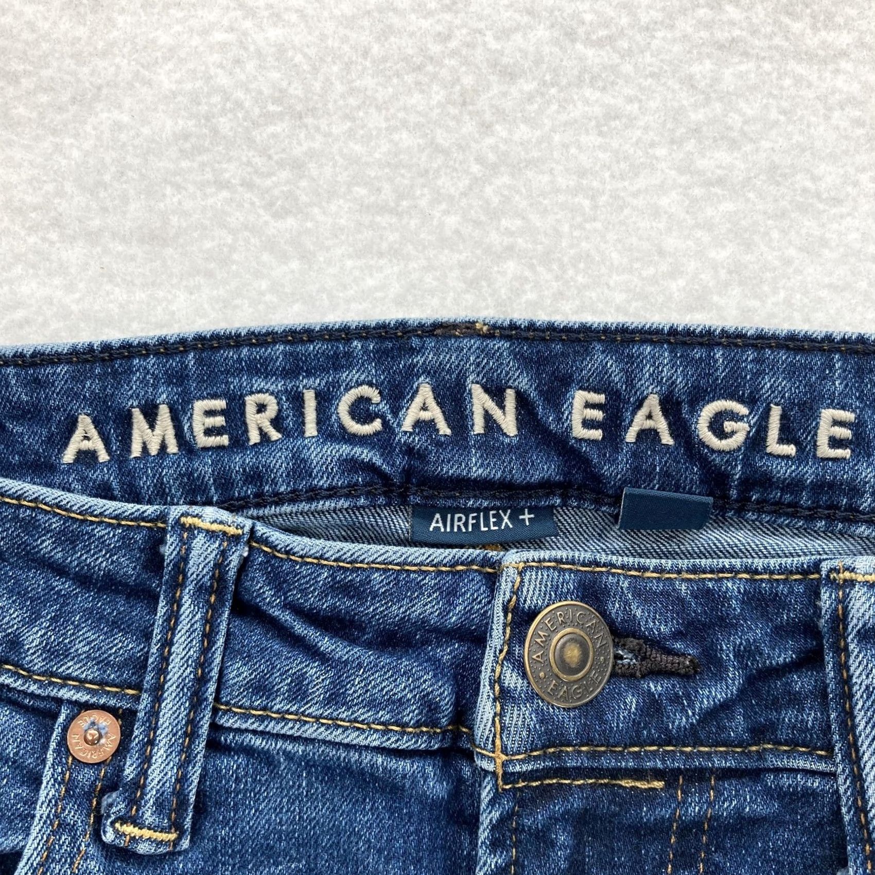American Eagle Outfitters American Eagle Jeans Mens 30x30 Blue Original Bootcut AirFlex+ Stretch Denim Jeans Size US 30 / EU 46 - 4 Thumbnail