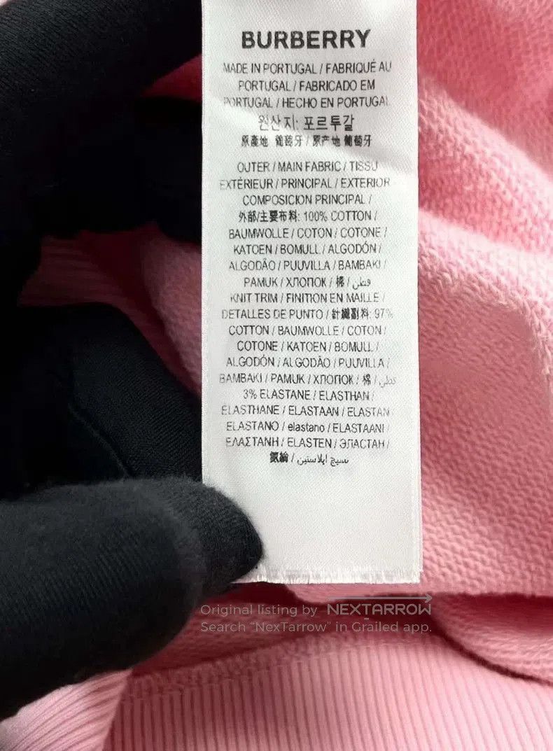 Burberry Burberry Pink Deer Logo Hoodie S. Size US S / EU 44-46 / 1 - 4 Thumbnail