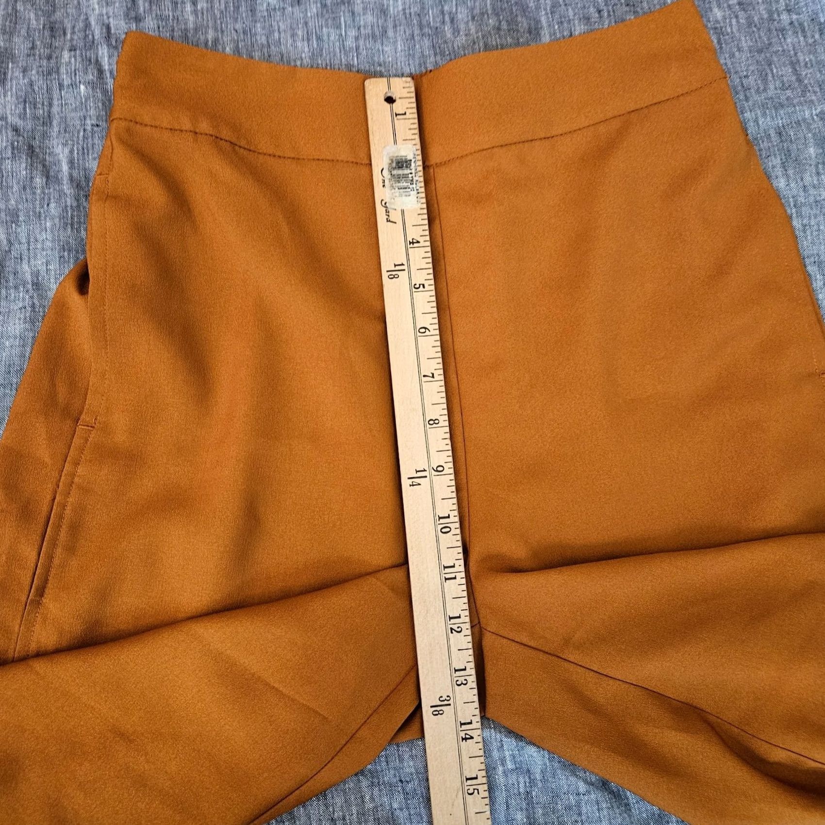 Madewell Madewell Women Wide Leg Size Small Brown High Rise Cropped Casual Pants Size 28" / US 6 / IT 42 - 4 Thumbnail