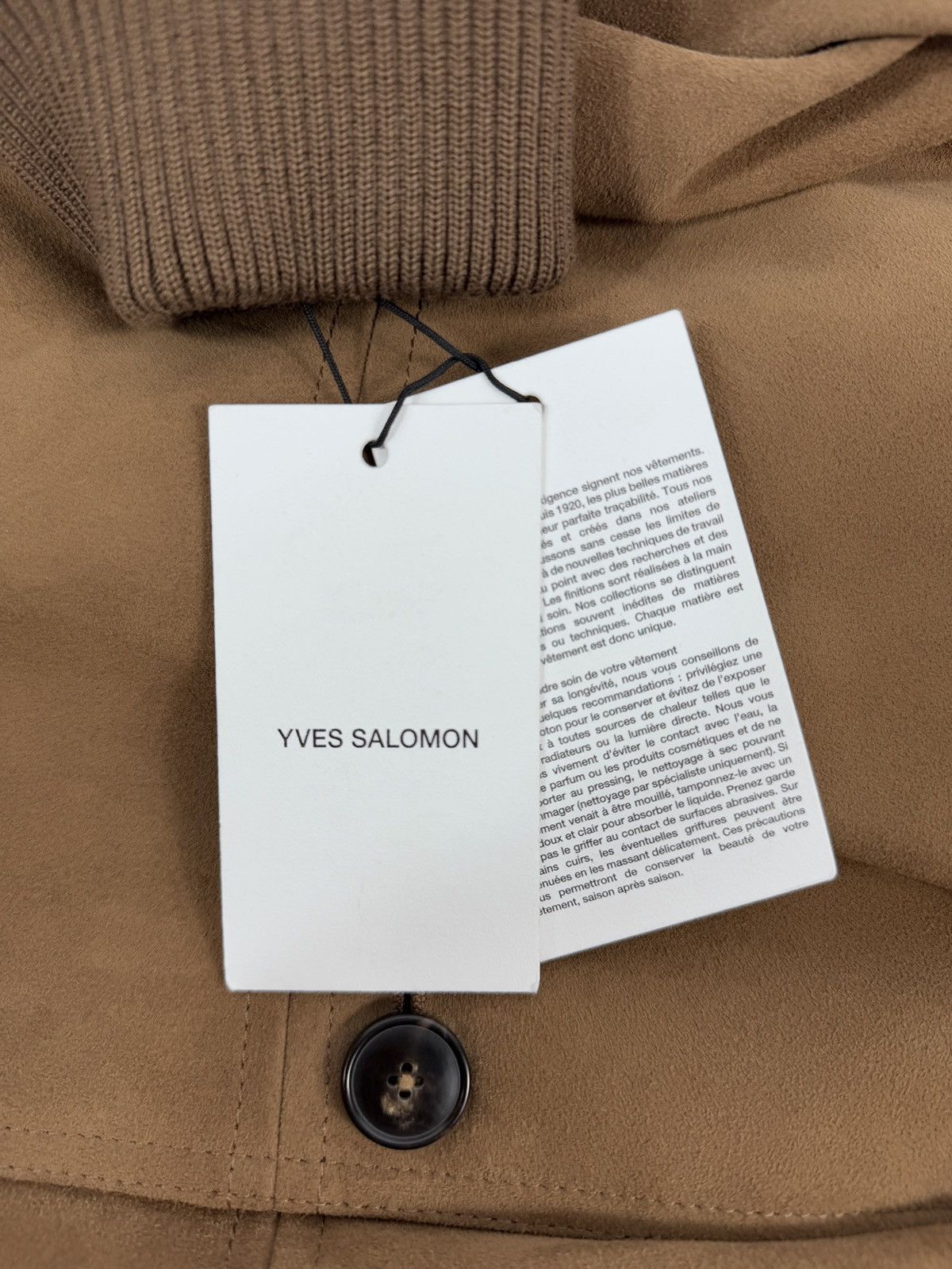 Yves Salomon SUEDE BOMBER JACKET Size US XL / EU 56 / 4 - 10 Thumbnail