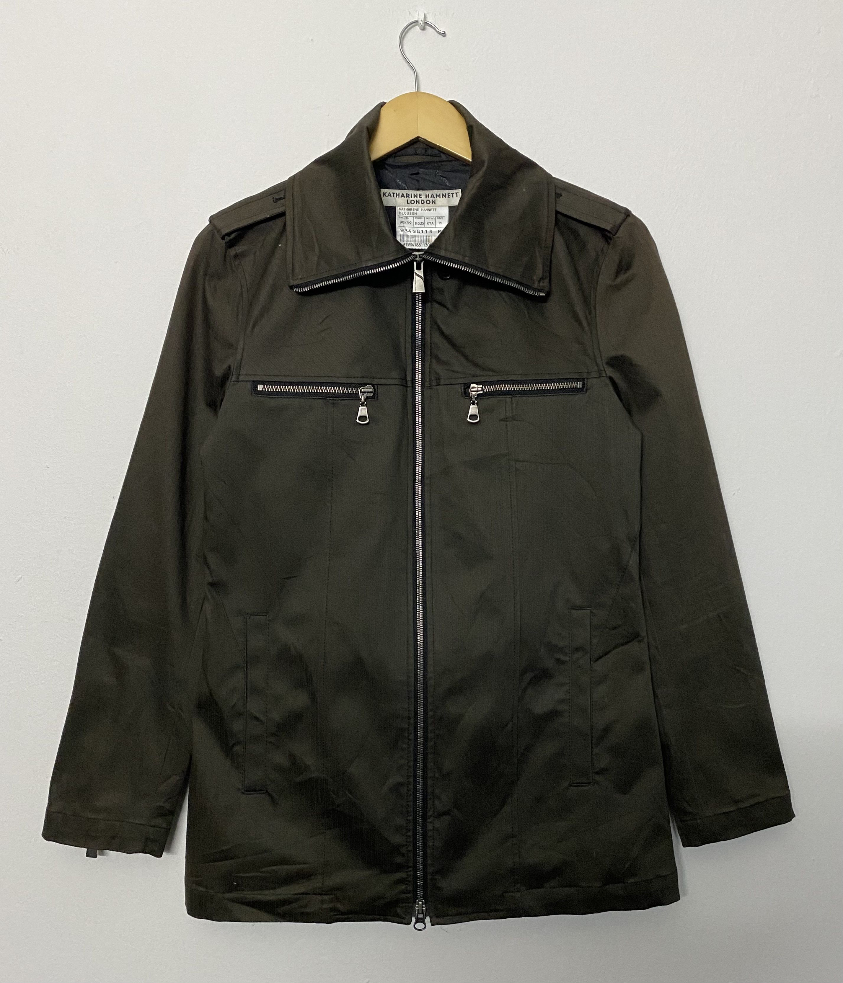Katharine Hamnett London Katharine Hamnett London Zip-Up Military Jacket Size M Size M / US 6-8 / IT 42-44 - 1 Thumbnail