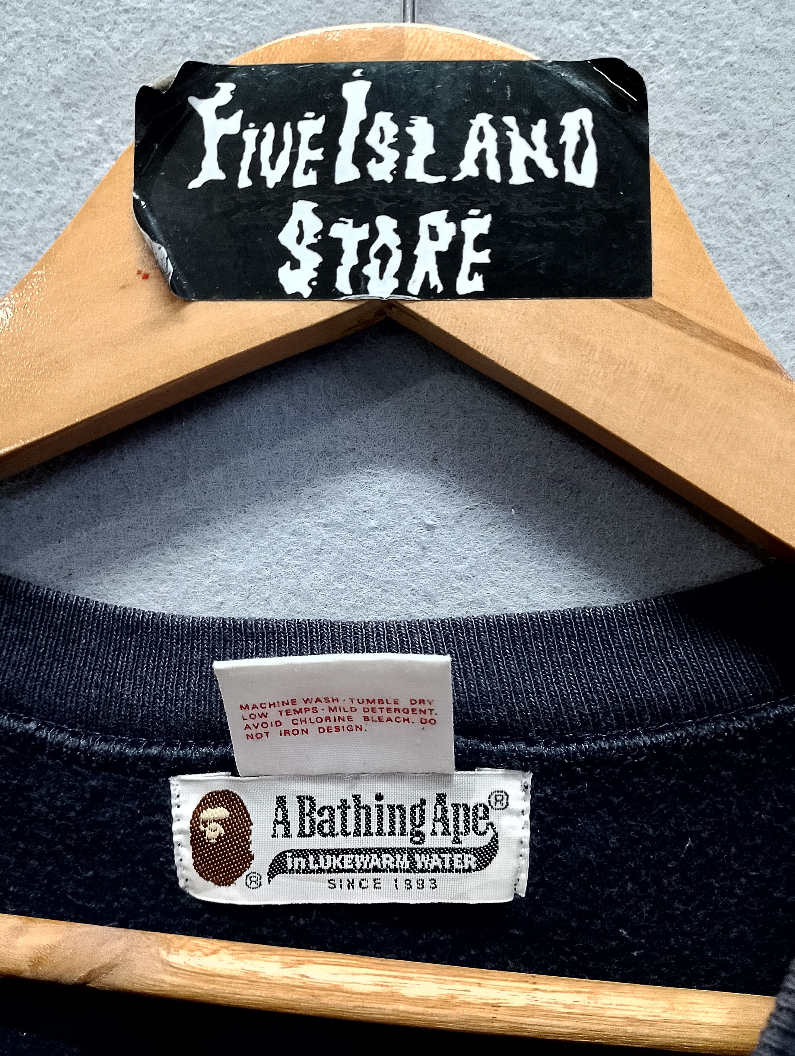 Bape × Champion Vintage A Bathing Ape x Champion Reverse Weave Sweatshirt Size US M / EU 48-50 / 2 - 5 Thumbnail