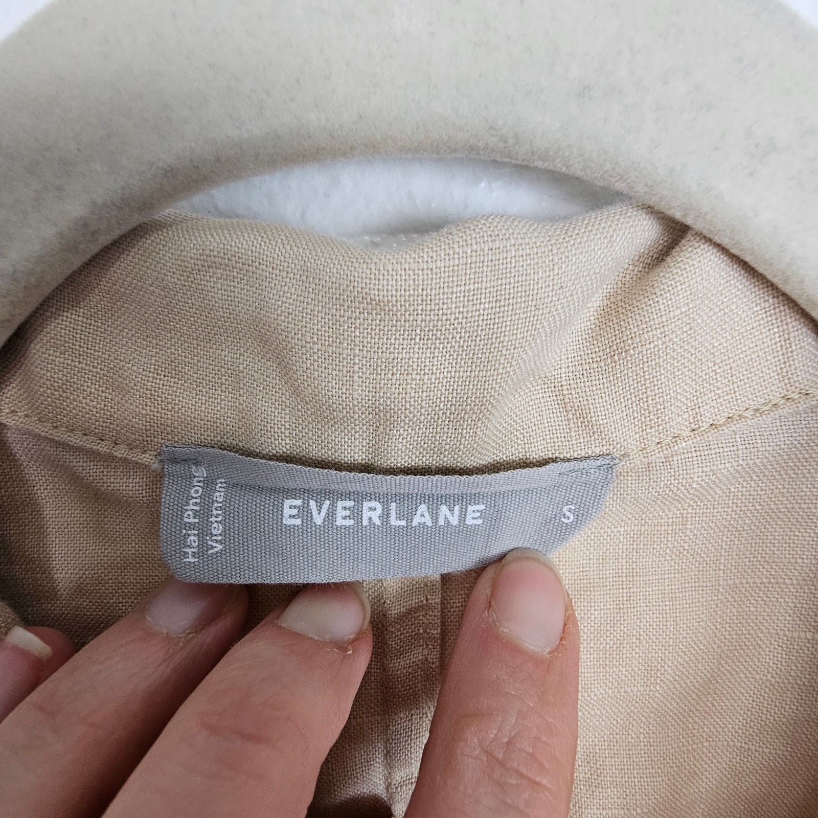 Everlane Everlane Crop Top Button Front Shirt Linen Tunic Top Women S Size S / US 4 / IT 40 - 6 Thumbnail