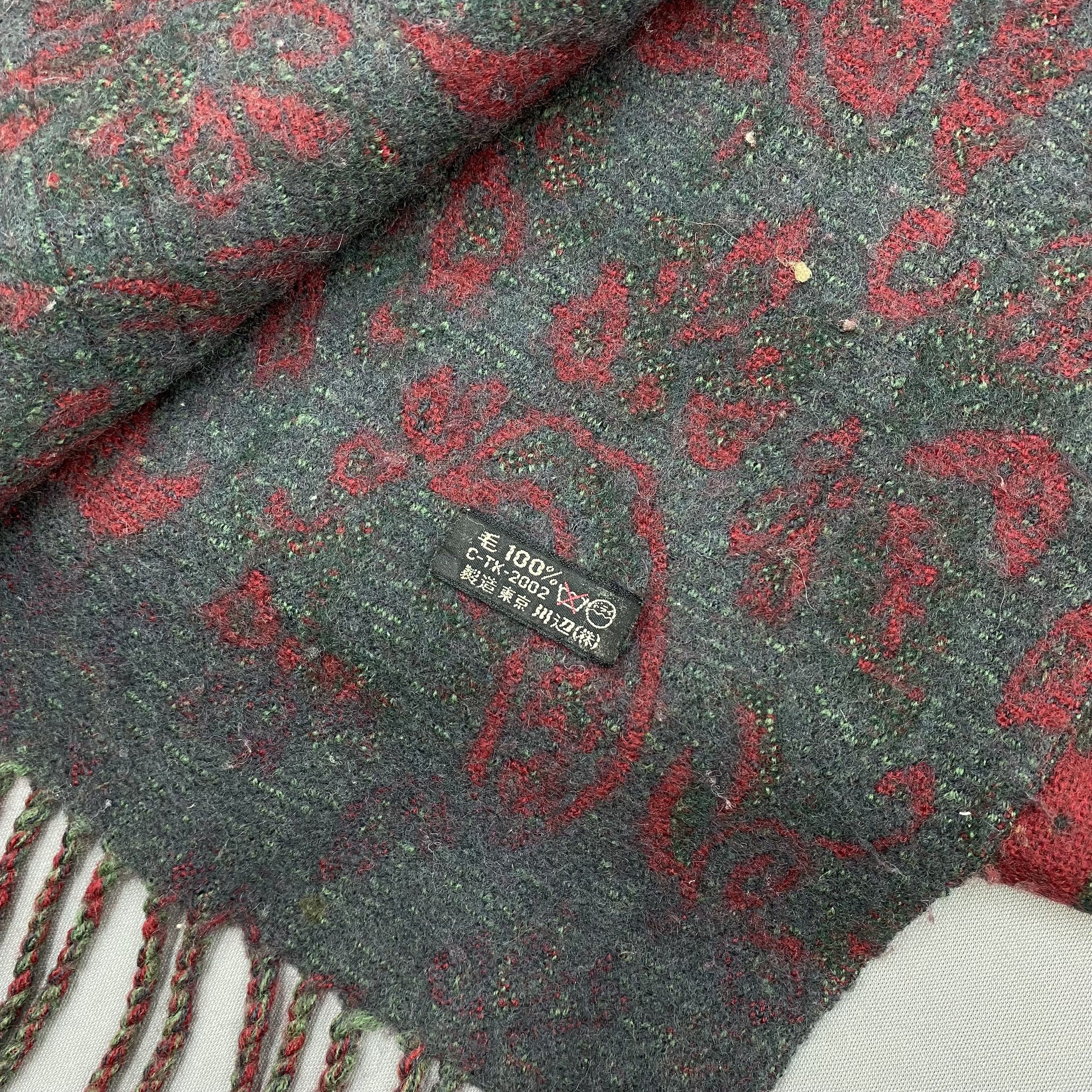 Yves Saint Laurent Vintage Yves Saint Laurent Scarf Muffler YSL Wool Scarves Size ONE SIZE - 6 Thumbnail