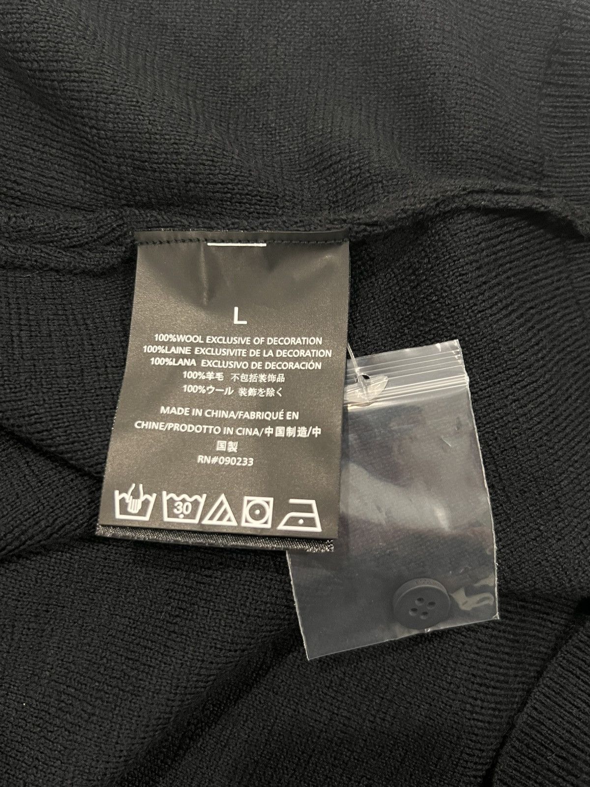 Fear of God Fear of God Essentials vintage black knit polo Size Large Size US L / EU 52-54 / 3 - 5 Thumbnail