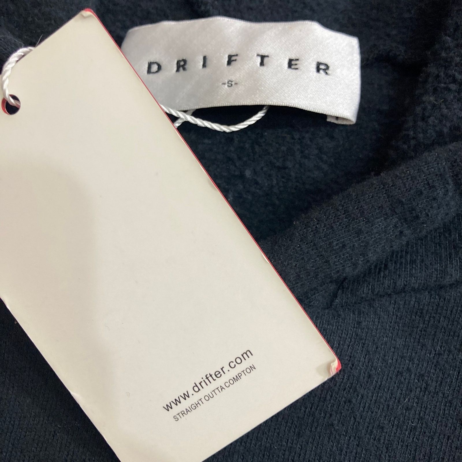 DRIFTER Drifter black oversized hoodie sweatshirt, Unisex small Size US S / EU 44-46 / 1 - 7 Thumbnail