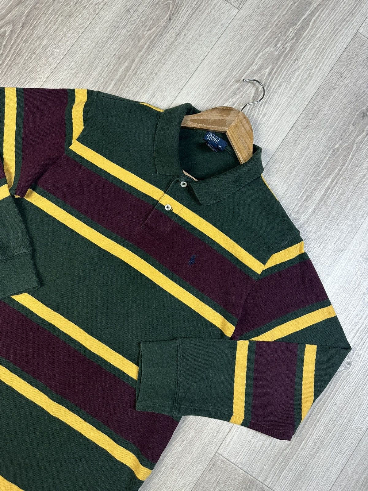Polo Ralph Lauren × Rugby Ralph Lauren × Vintage Vintage 90s Polo Ralph Lauren Rugby Sweatshirt Y2K Size US XS / EU 42 / 0 - 2 Thumbnail