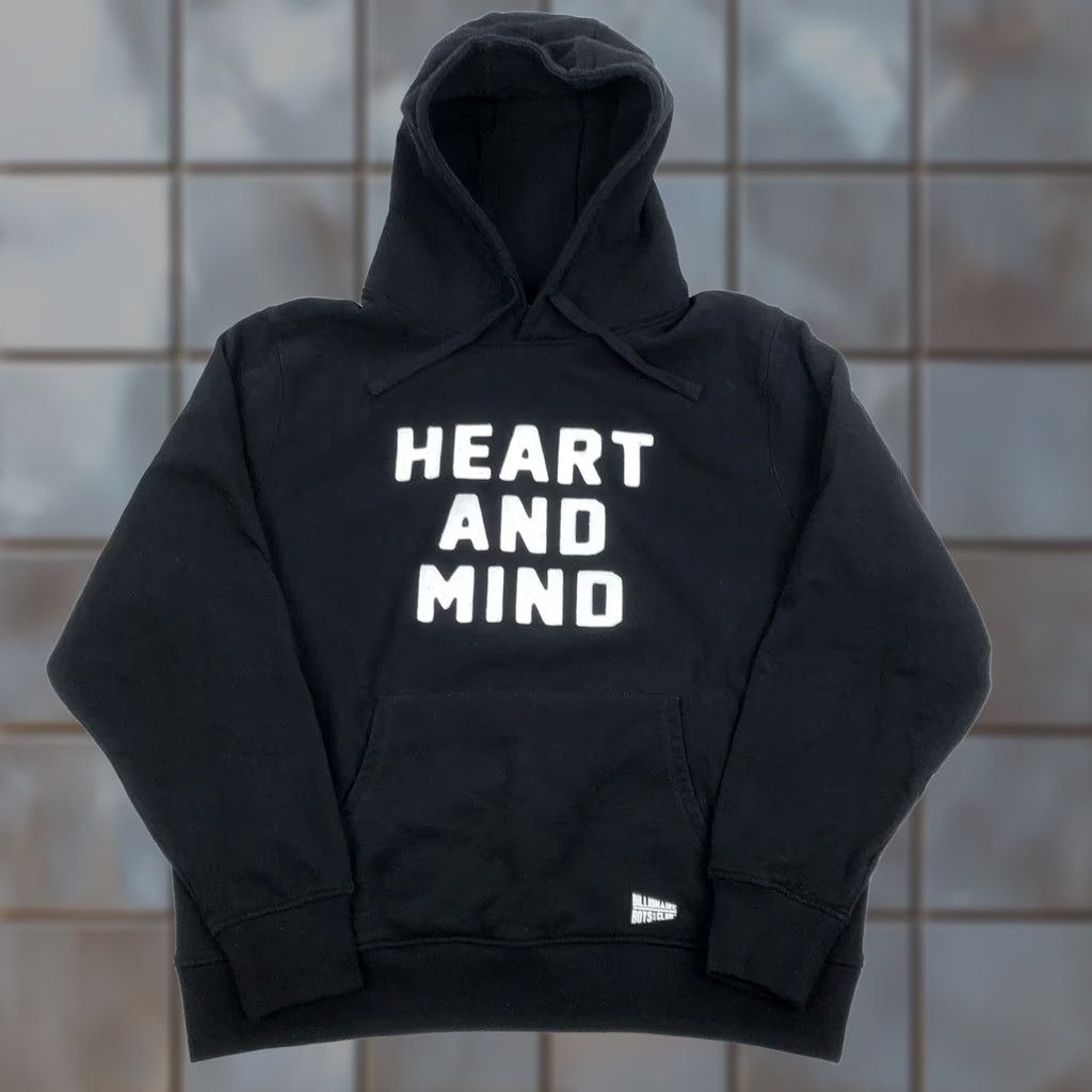 Billionaire Boys Club VINTAGE Billionaire Boys Club BBC Heart and Mind Hoodie Men's XL Black Pullover Sweatshirt Size US XL / EU 56 / 4 - 1 Thumbnail