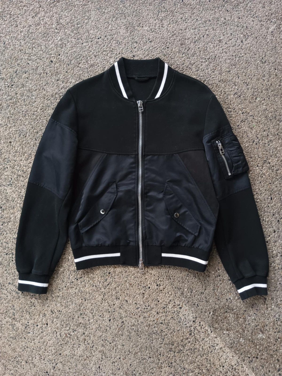 Japanese Brand × Sophnet. × uniform experiment Sophnet Japan Fabric Mix Bomber Jacket Size US M / EU 48-50 / 2 - 1 Thumbnail